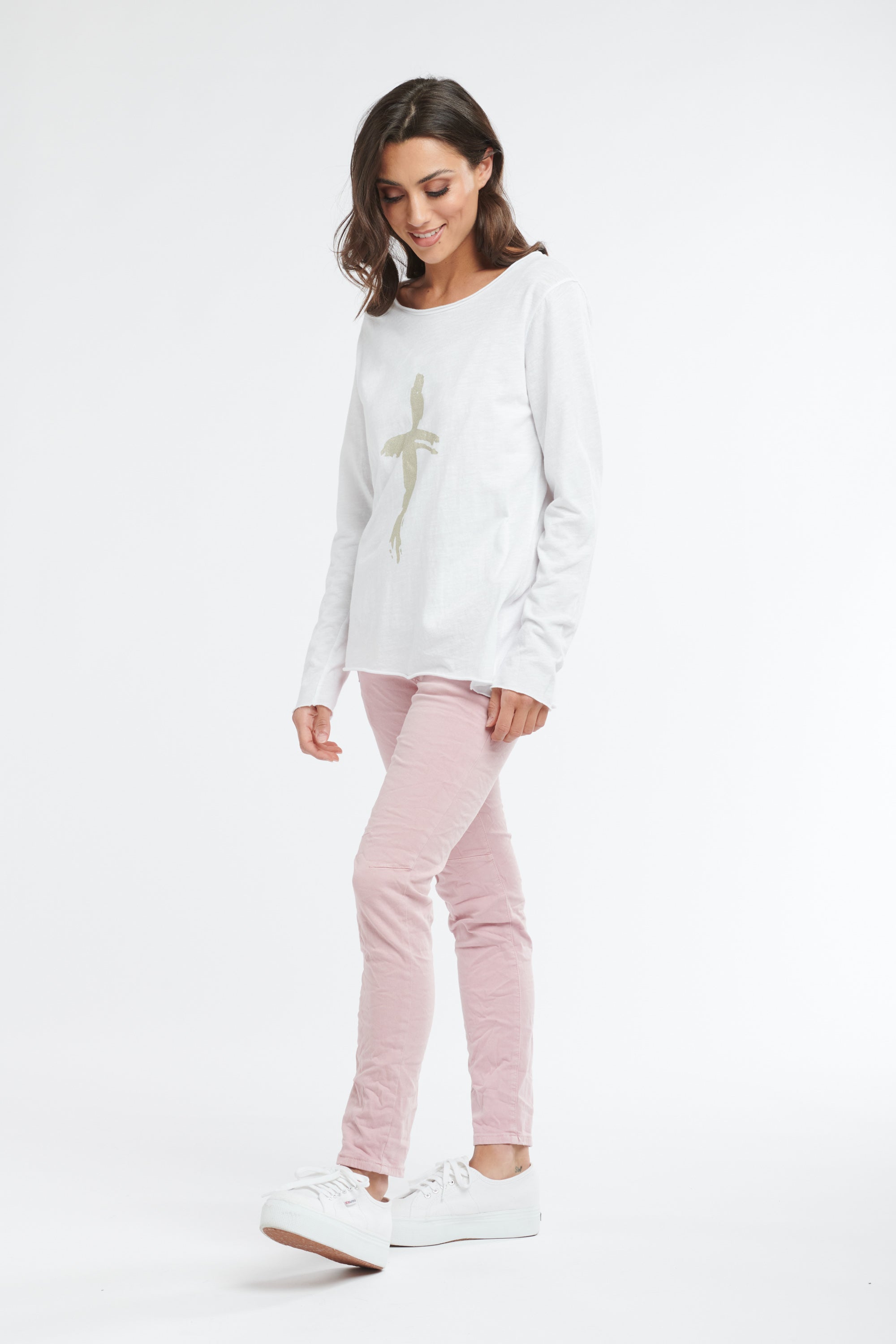 Hot Cross Long Sleeve Top