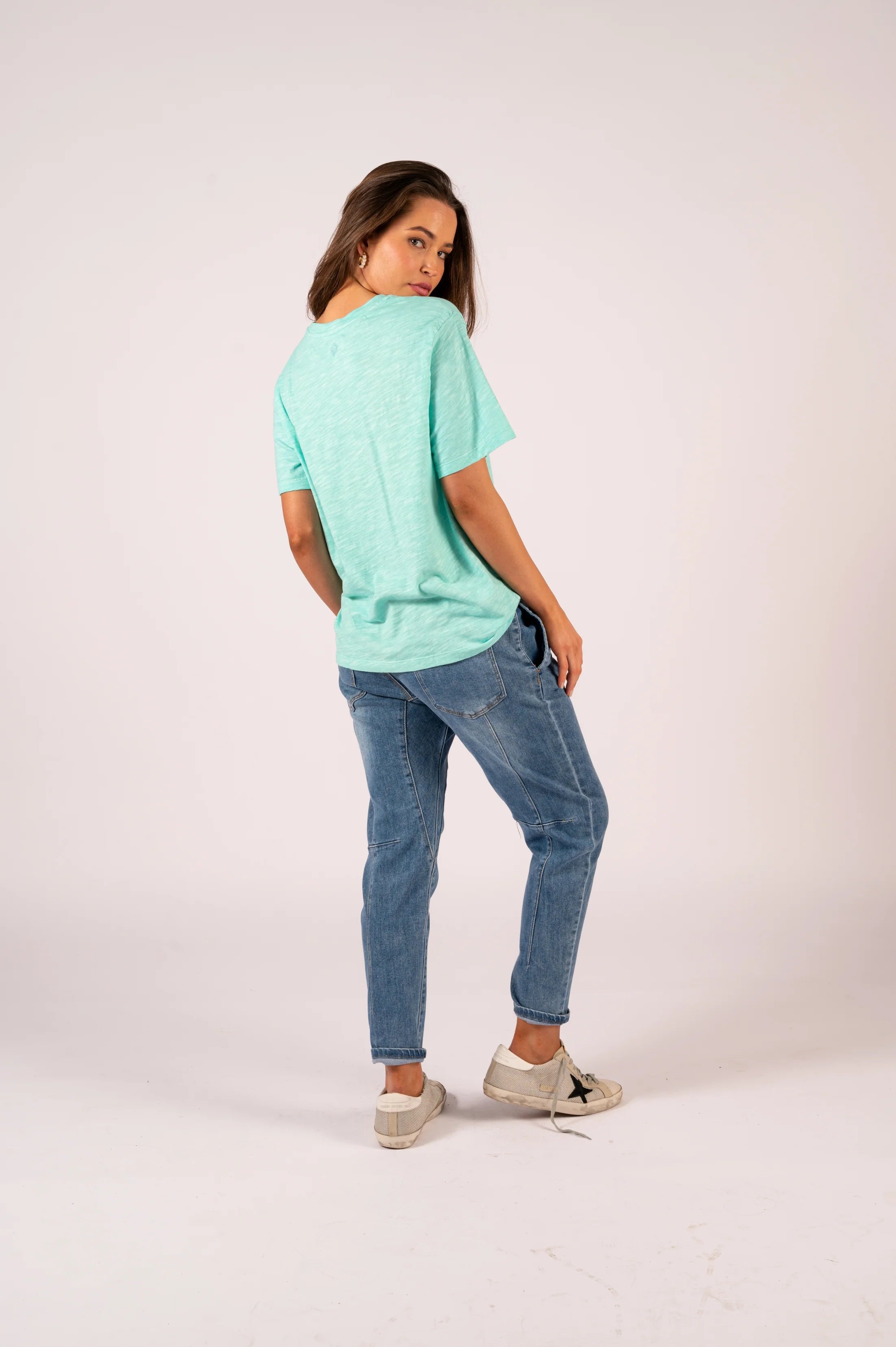 Lana Vintage Tee - Aqua We Are The Others