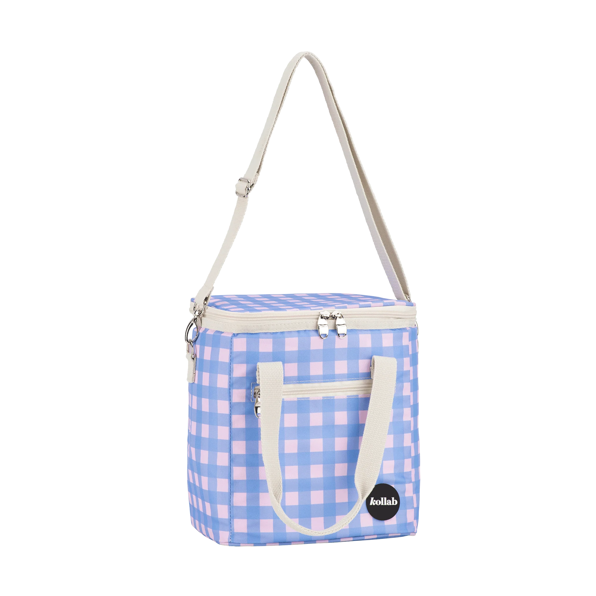 Mini Cooler Bag - Skyberry Gingham