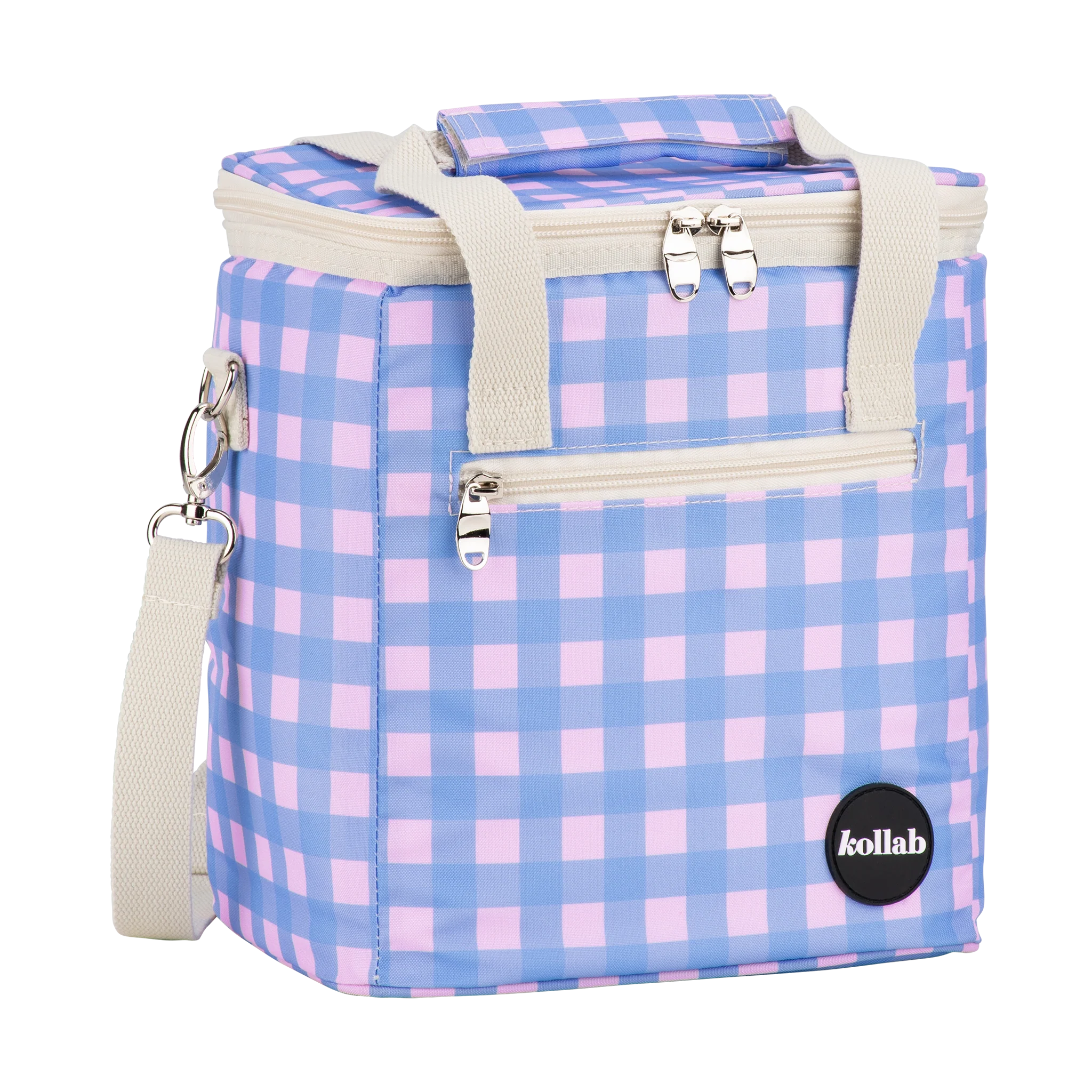 Mini Cooler Bag - Skyberry Gingham