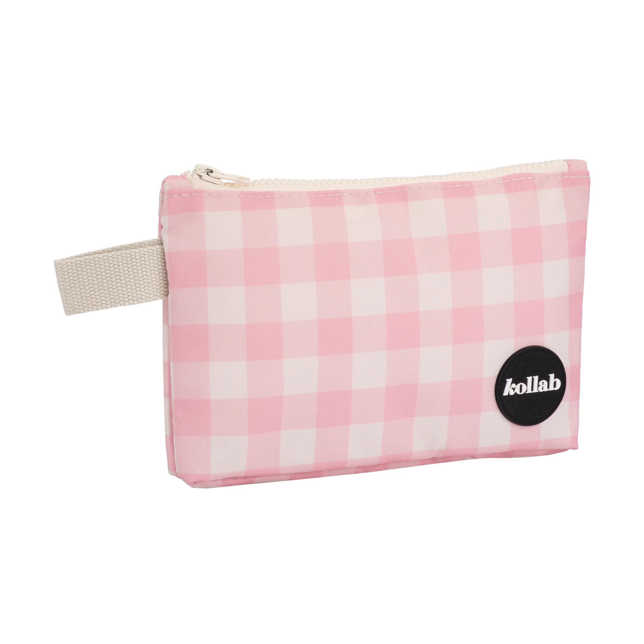 Mini Pouch - Candy Pink Check