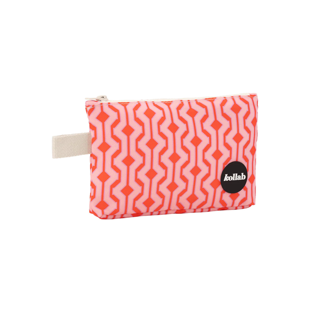 Mini Pouch - Cherry Zig Zag