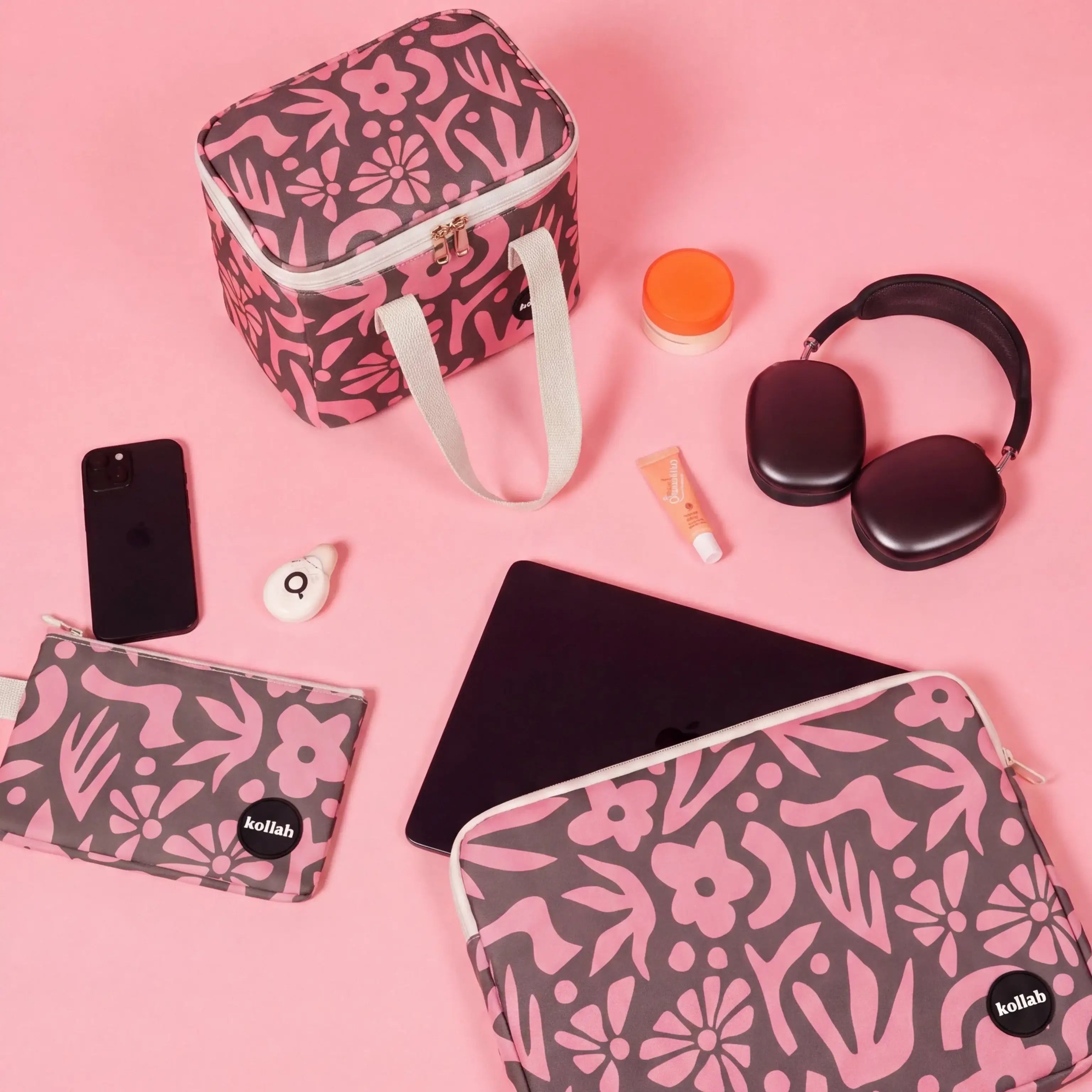 Mini Pouch - Peach Bloom