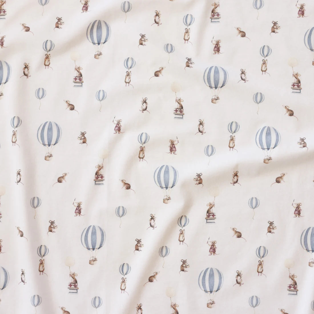 Stretch Swaddle - Mouse and Air Balloon