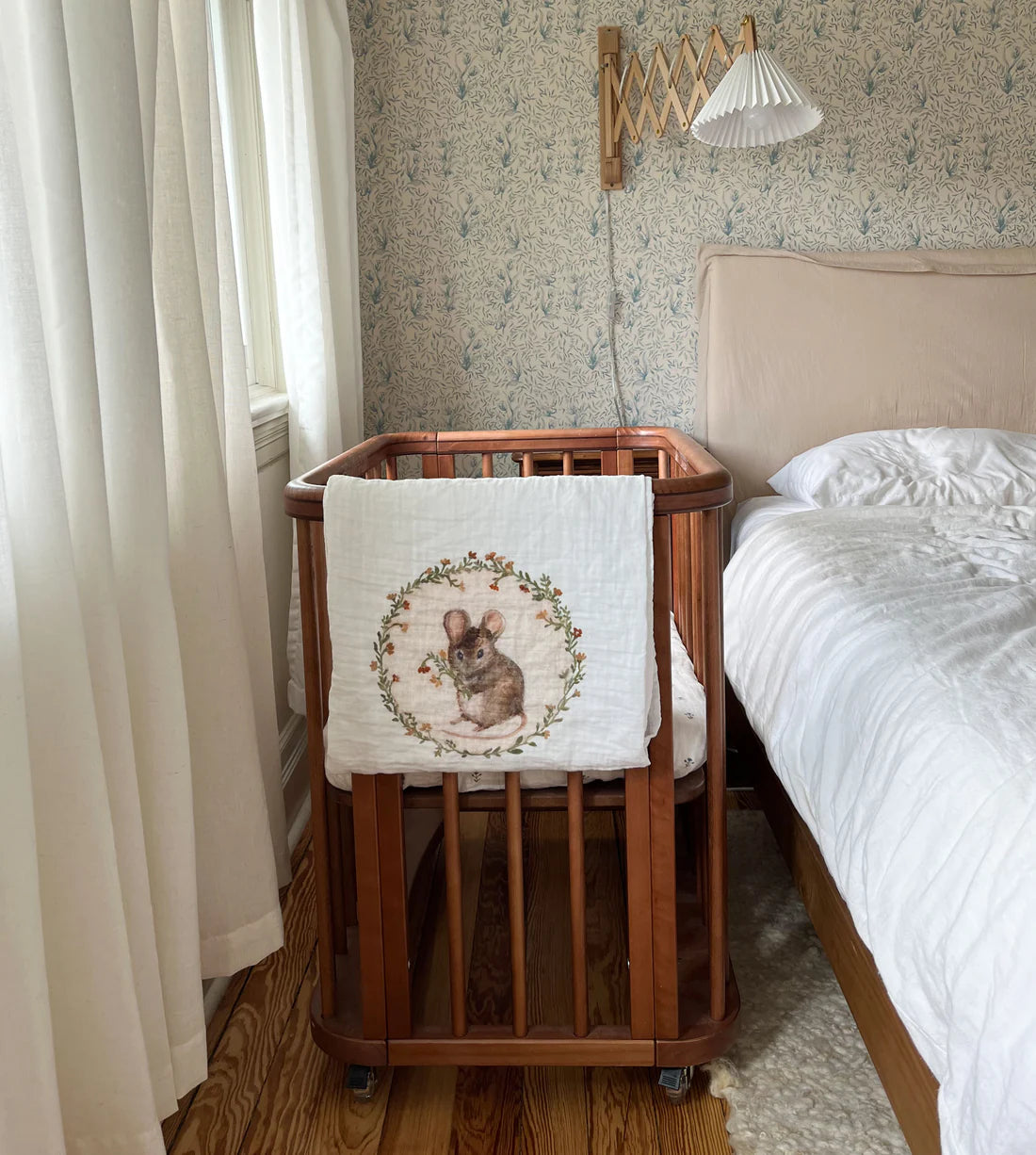 Muslin Swaddle - Mouse