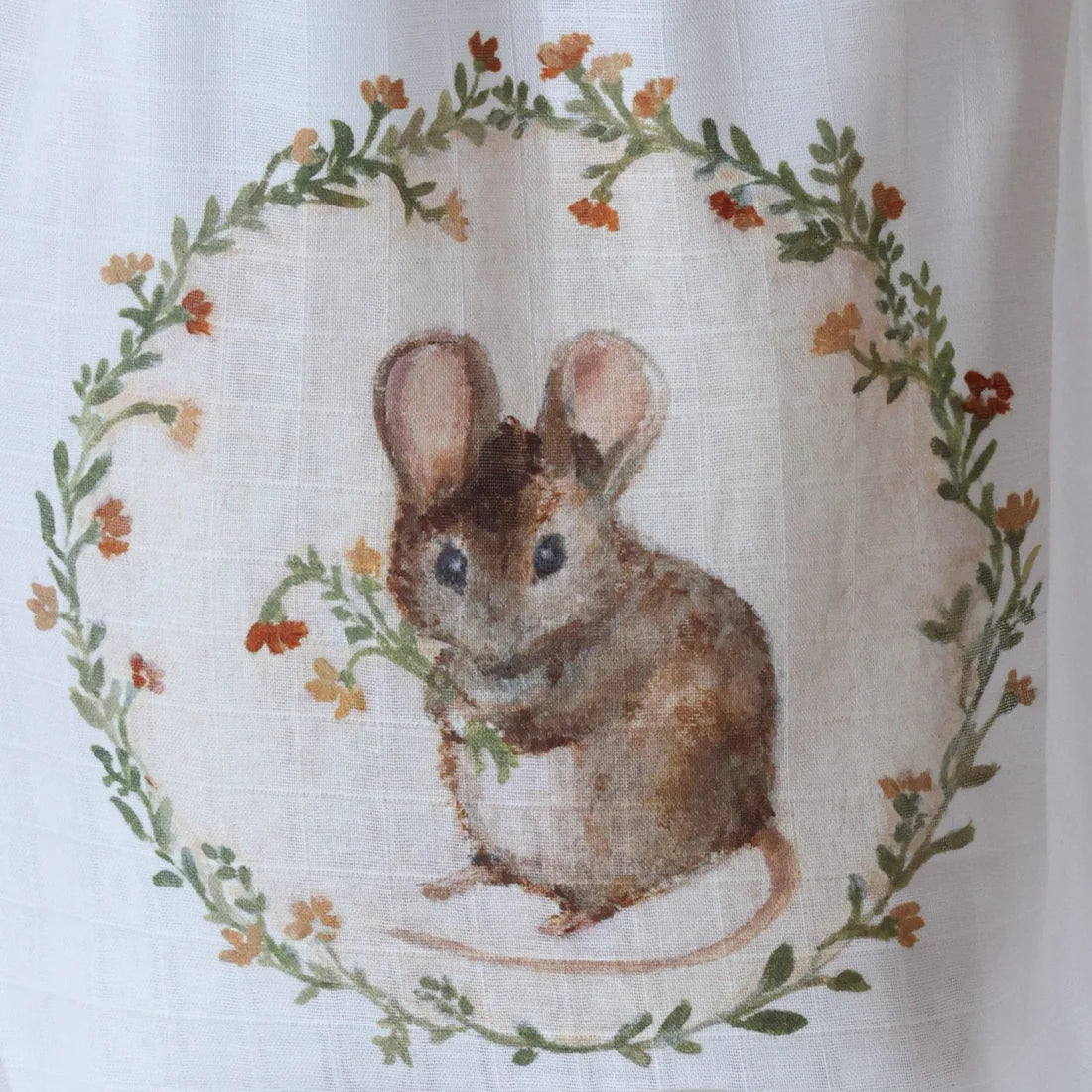 Muslin Swaddle - Mouse