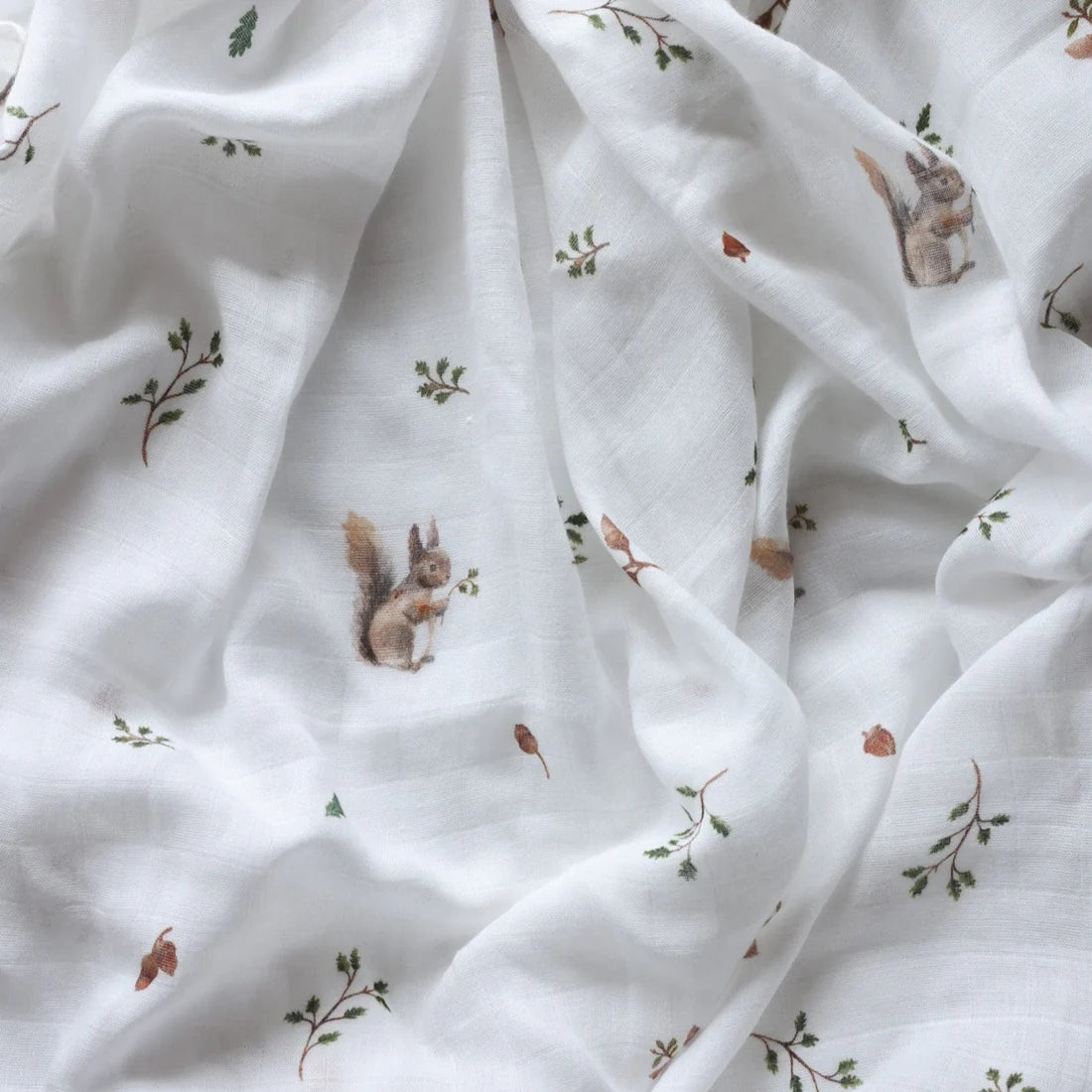 Muslin Swaddle - Squirrel