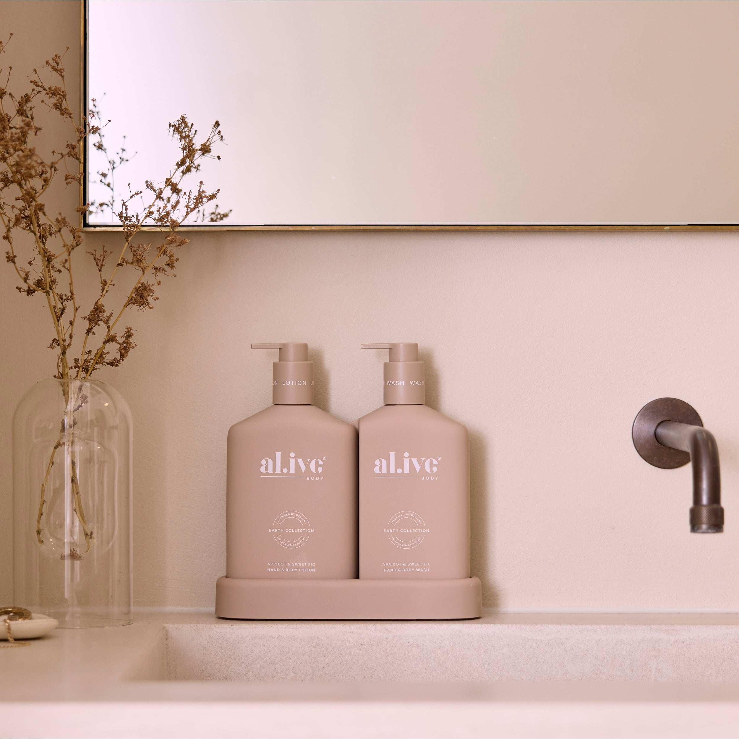 AL.IVE Wash and Lotion Duo - Apricot and Sweet Fig