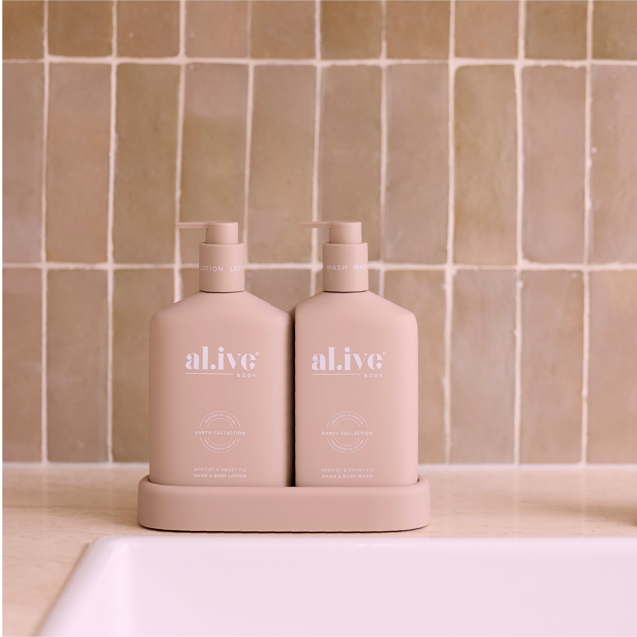 AL.IVE Wash and Lotion Duo - Apricot and Sweet Fig