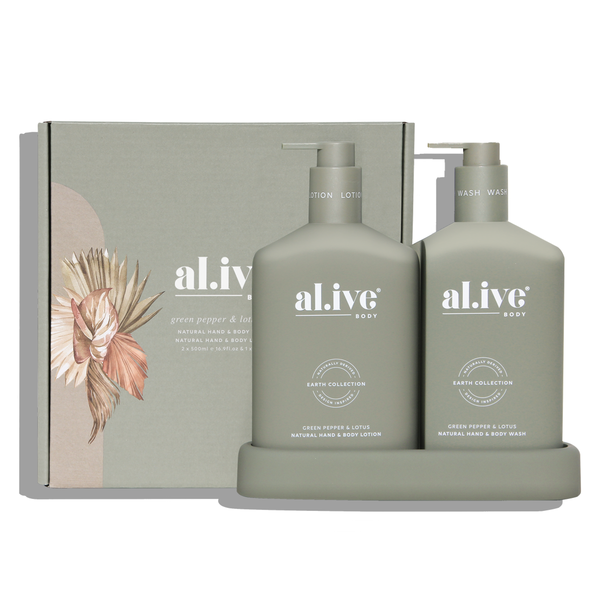 AL.IVE Wash and Lotion Duo - Green Pepper and Lotus