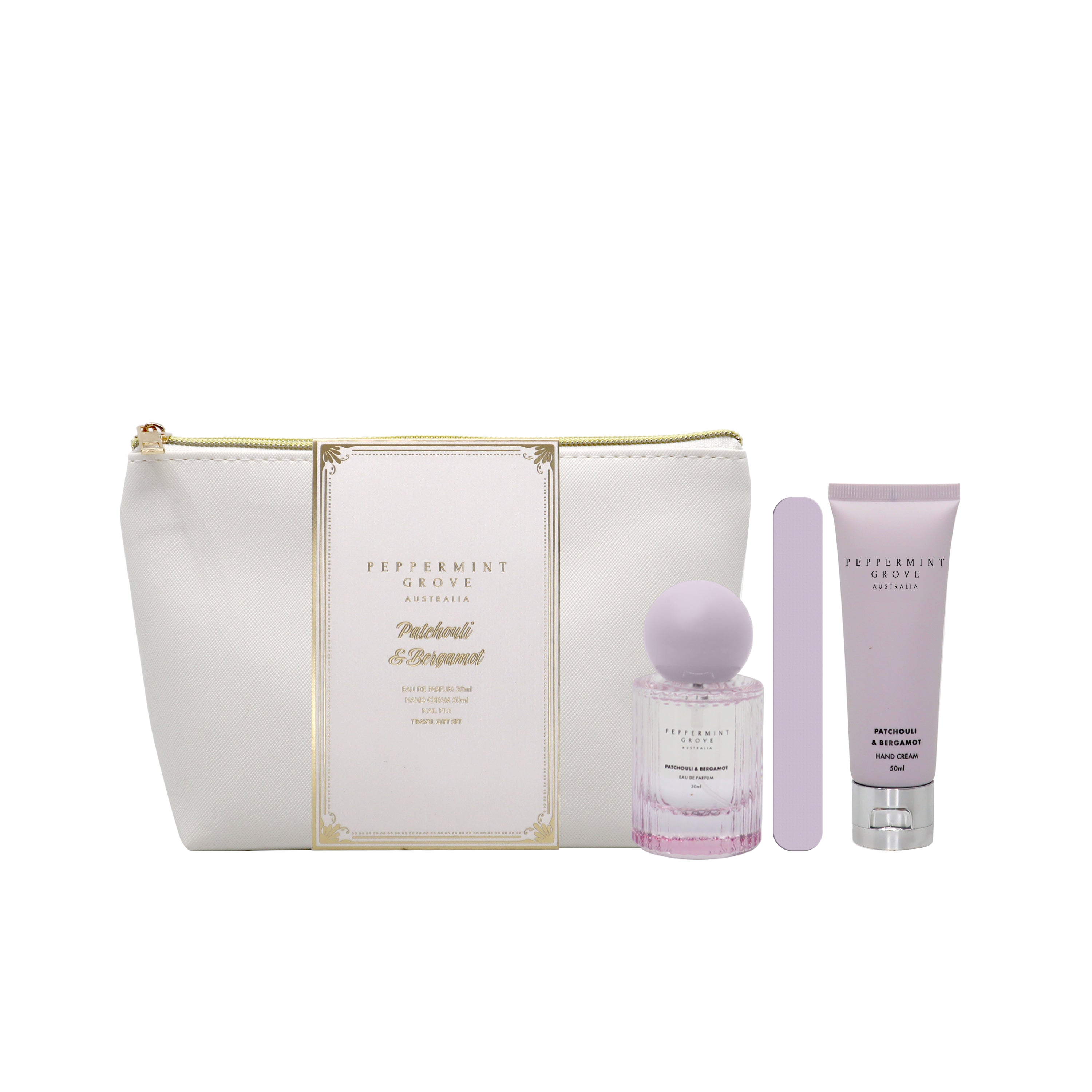 Patchouli and Bergamot Travel Gift Set