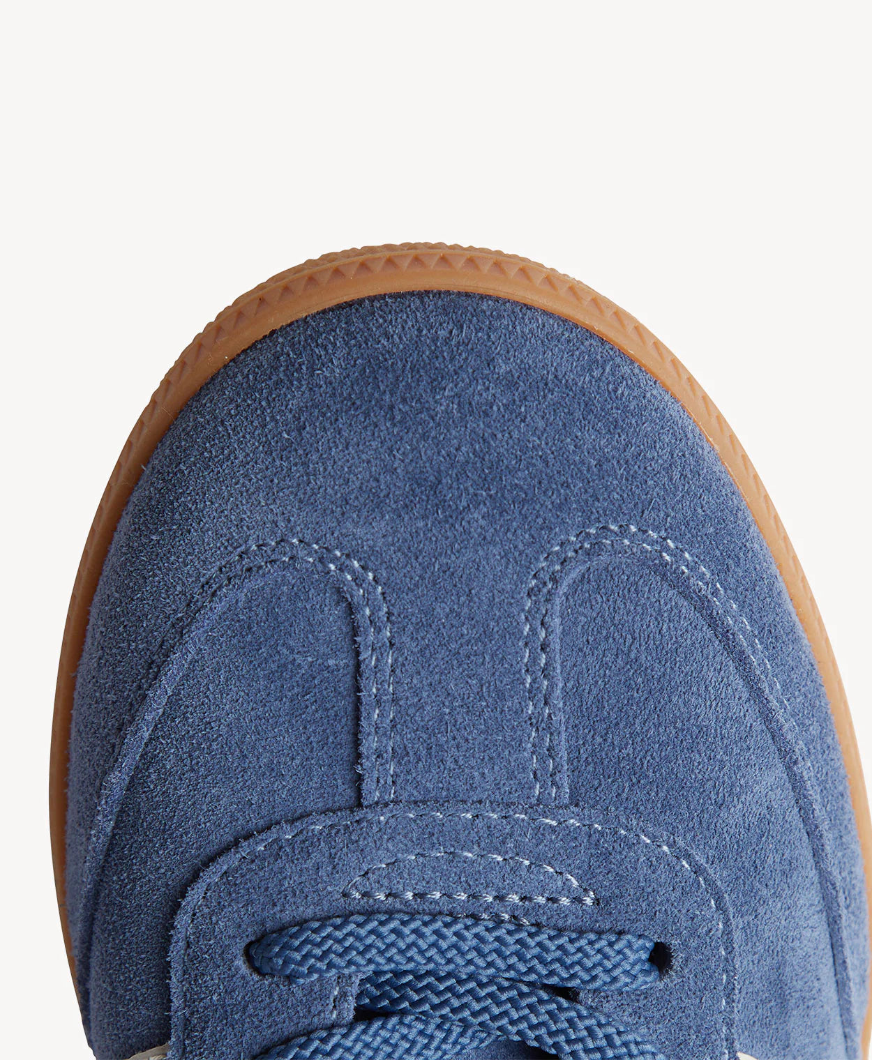 GOODSOLE 2001 Parallel Peacock Blue Suede/Bone Leather