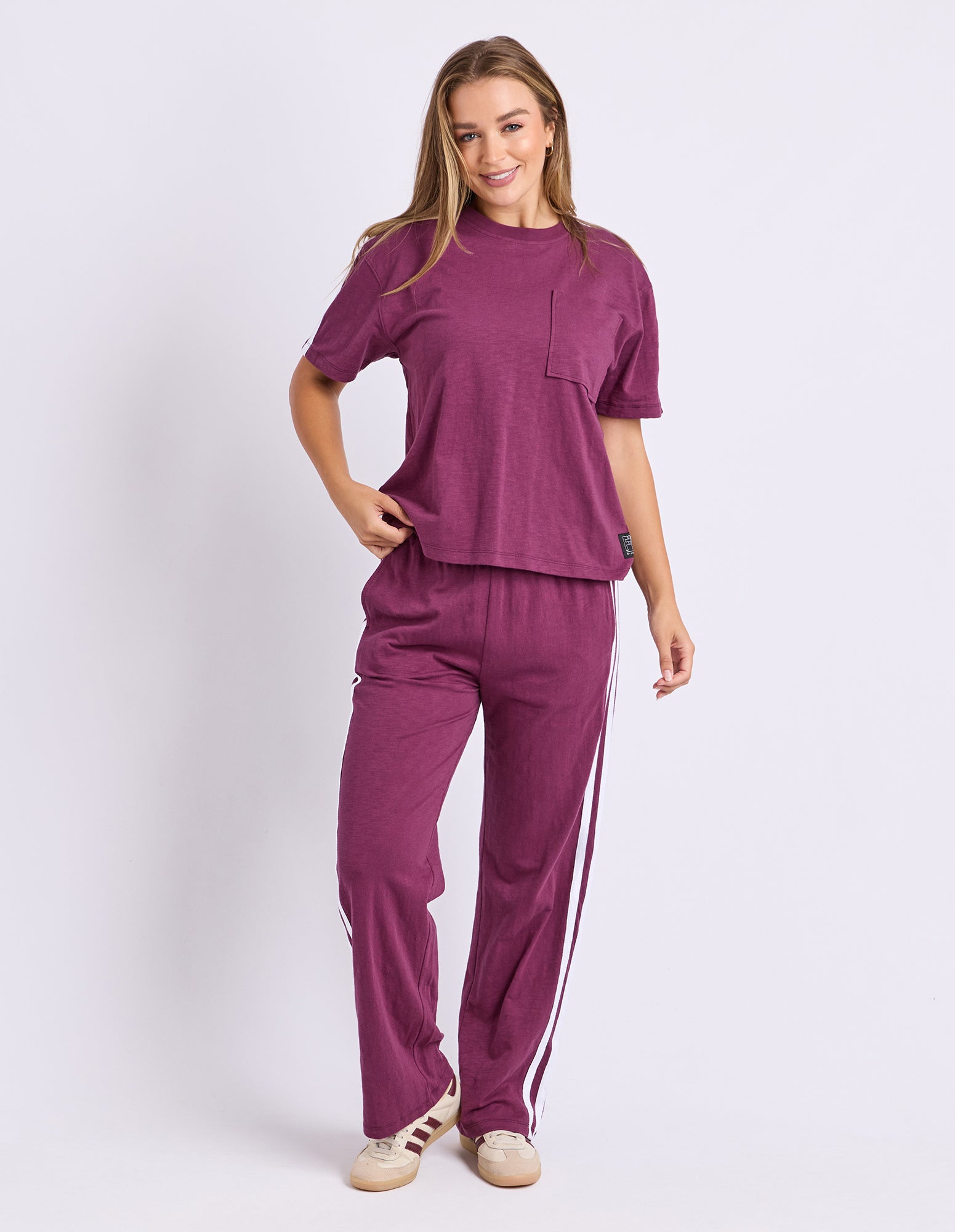 Power Tee - Plum