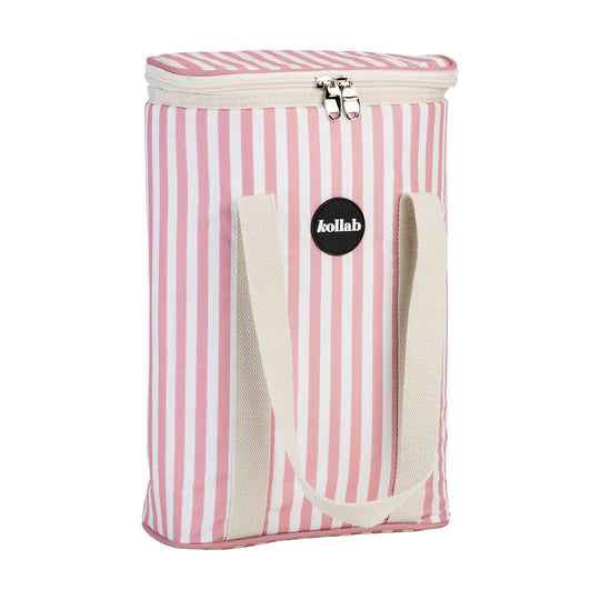 Wine Cooler Bag - Rose Stripe