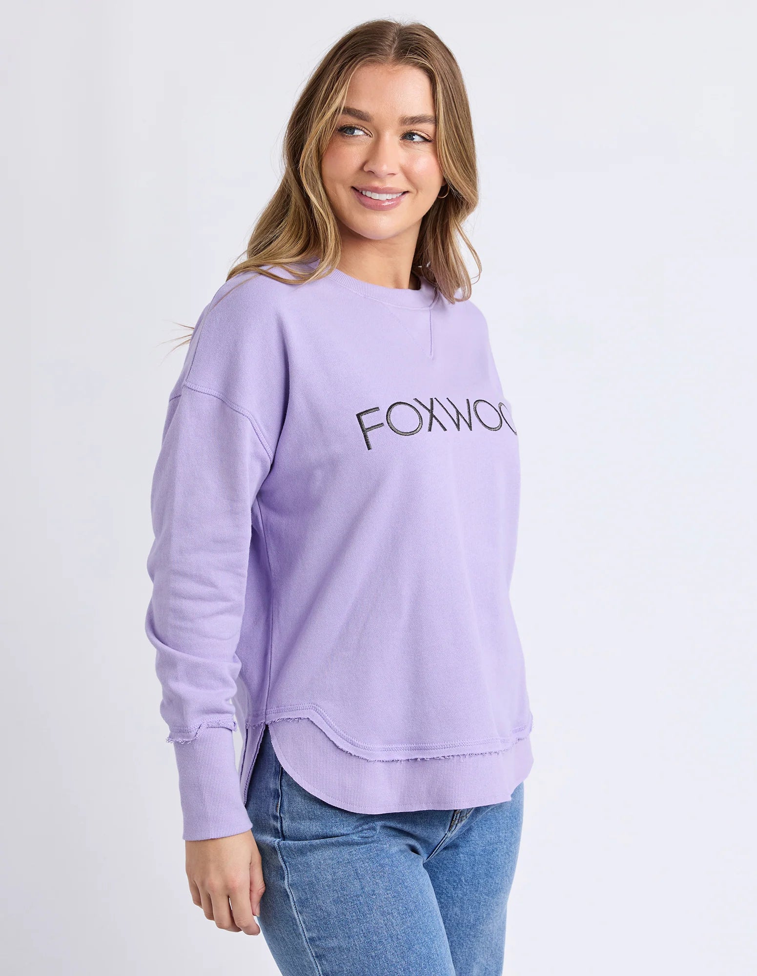 Simplified Metallic Crew - Lavender