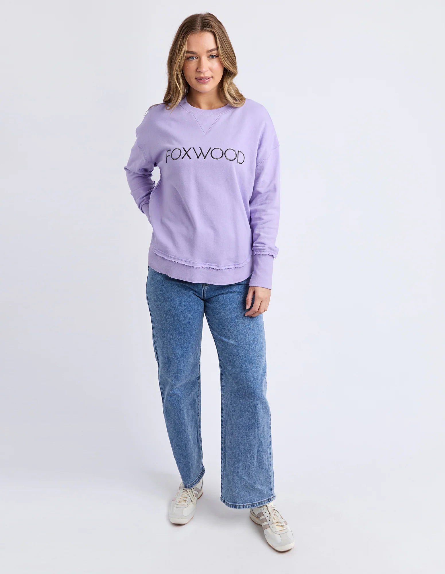 Simplified Metallic Crew - Lavender