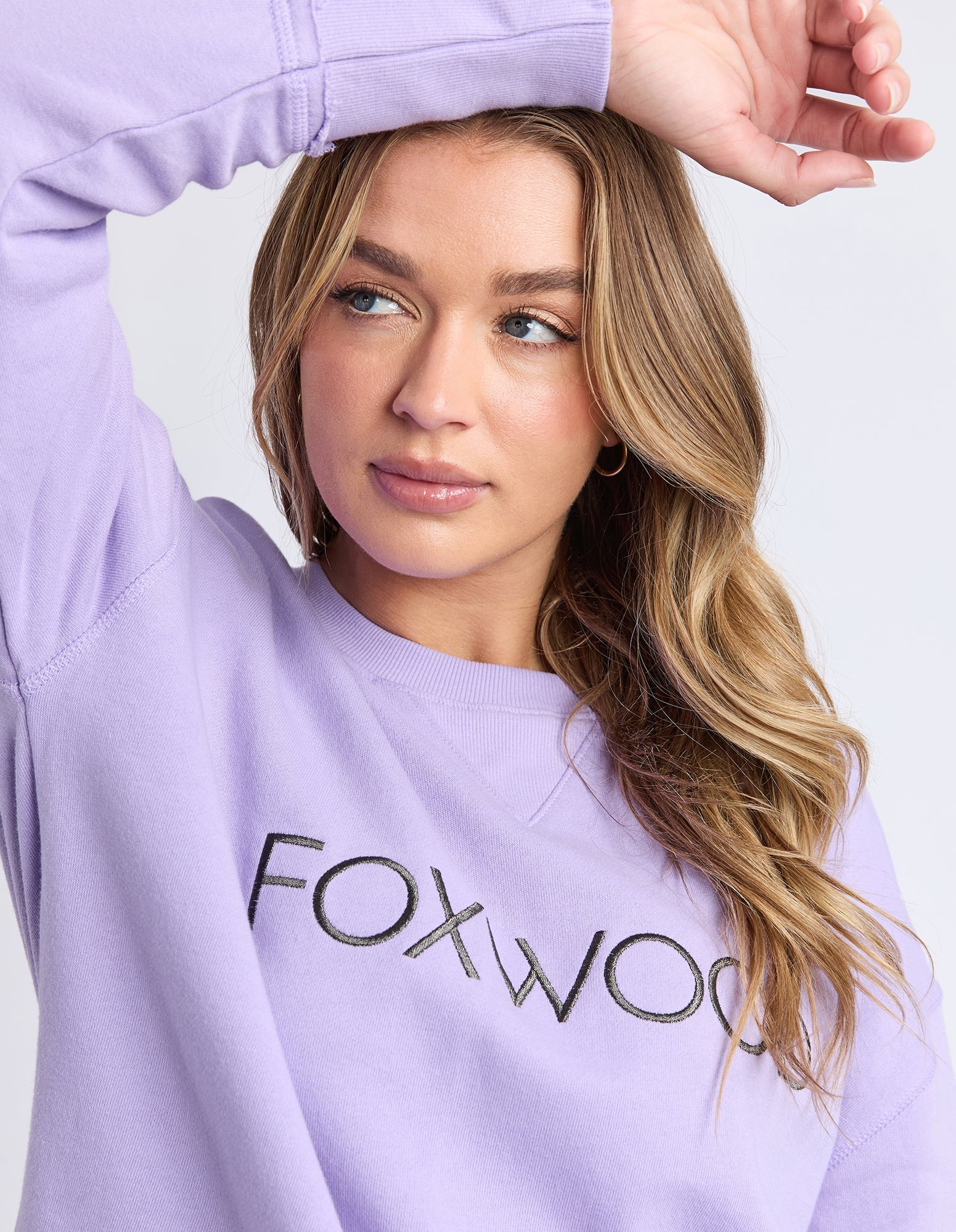 Simplified Metallic Crew - Lavender