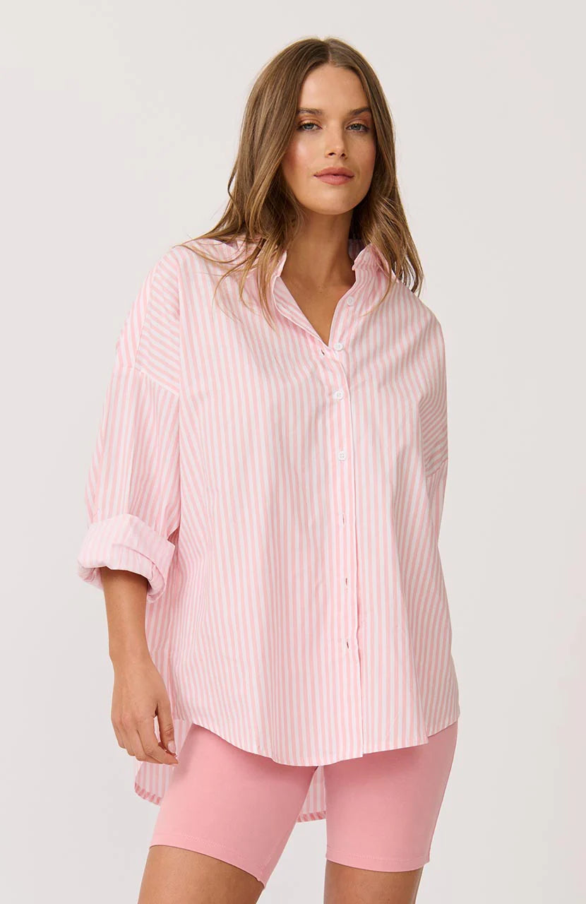 Tammy Shirt - Bubblegum Stripe