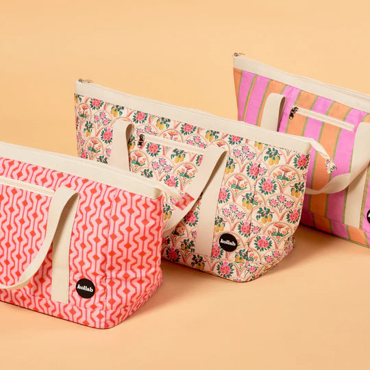 Tote Bag - Cherry Zig Zag