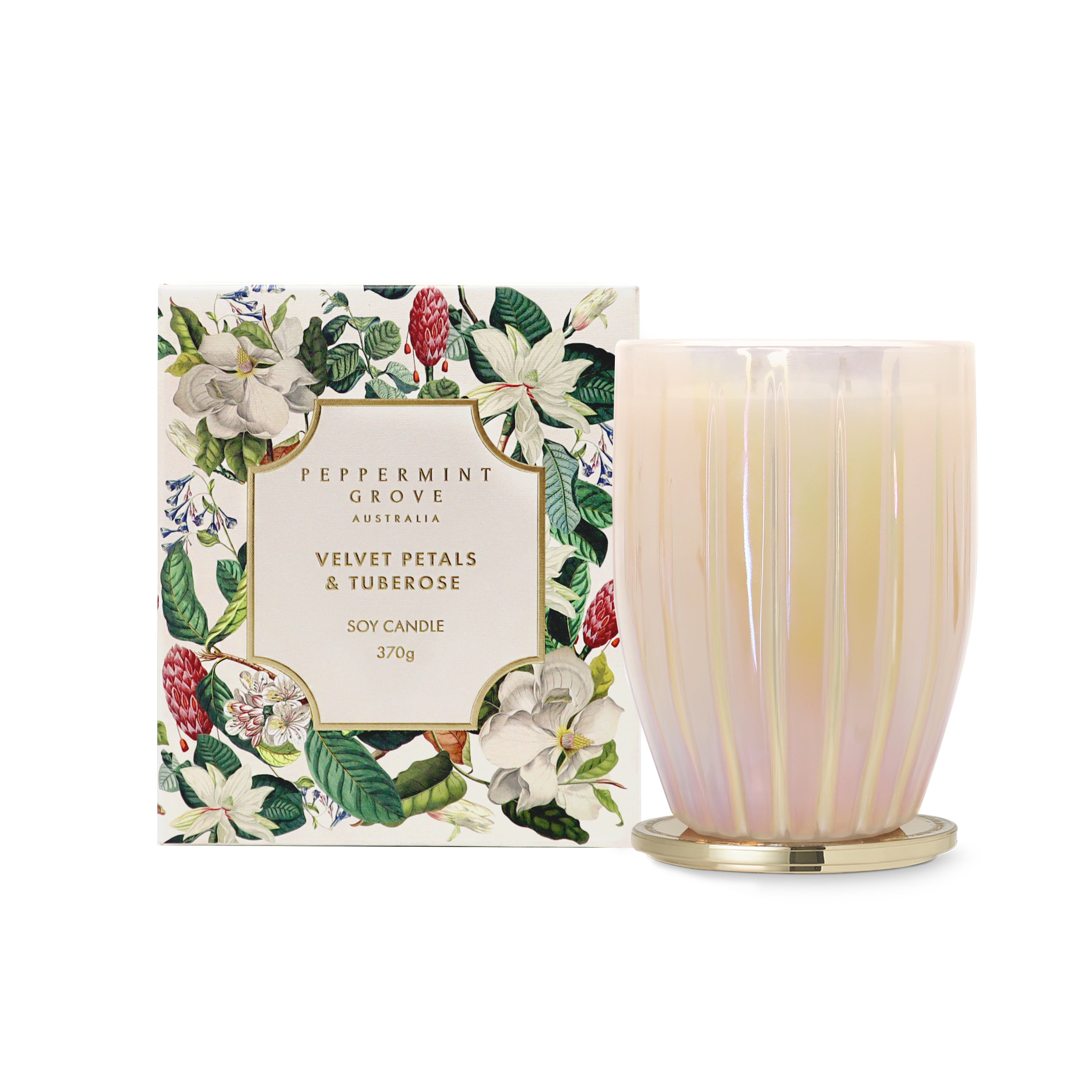 Limited Edition Velvet Petals and Tuberose Soy Candle