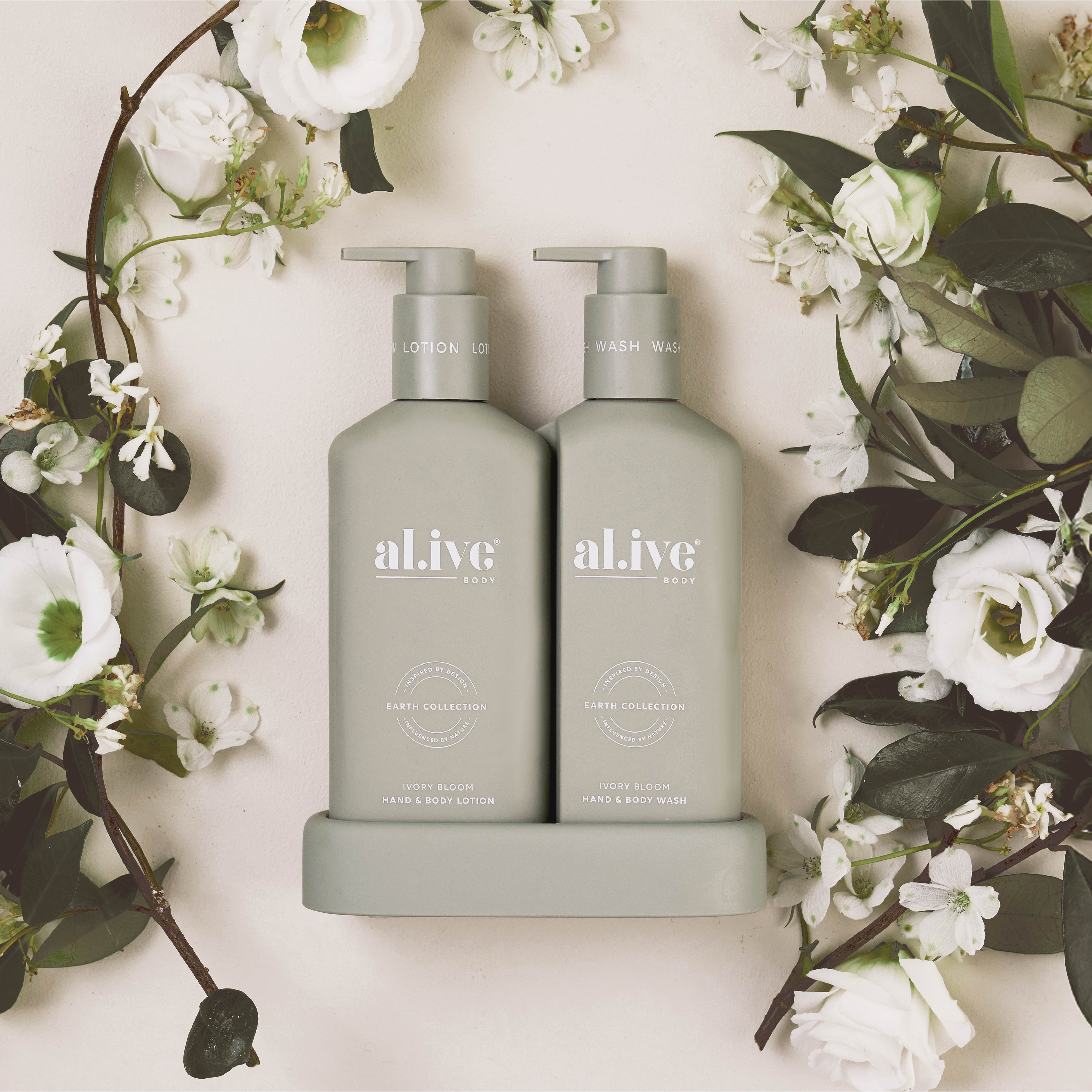 AL.IVE Compact Wash and Lotion Duo - Ivory Bloom