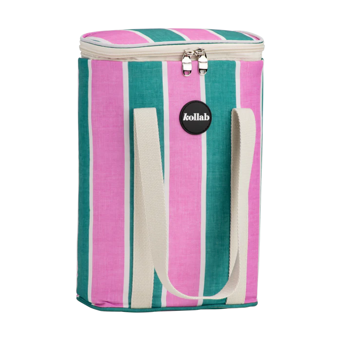Wine Cooler Bag - Spring Stripe