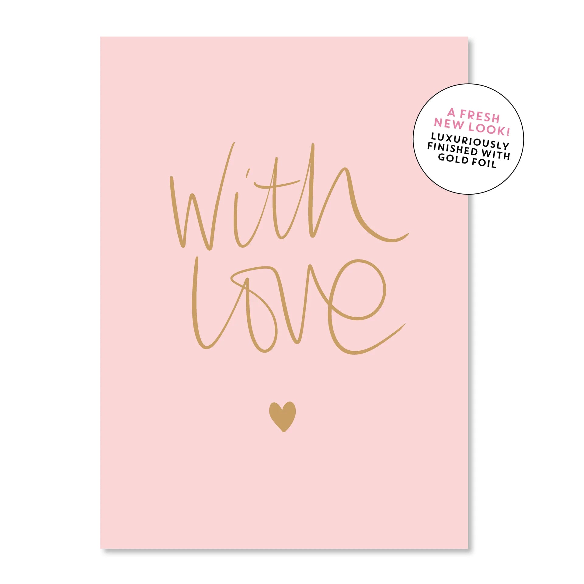 With Love Greeting Card
