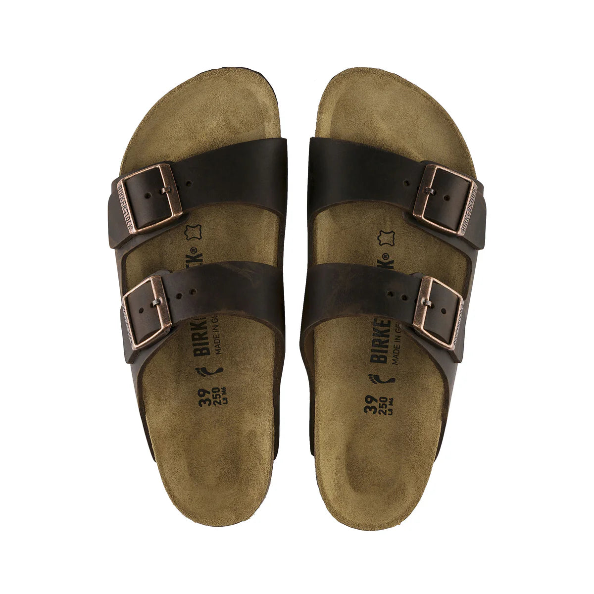 Birkenstock Arizona Habana Oiled Leather - Narrow