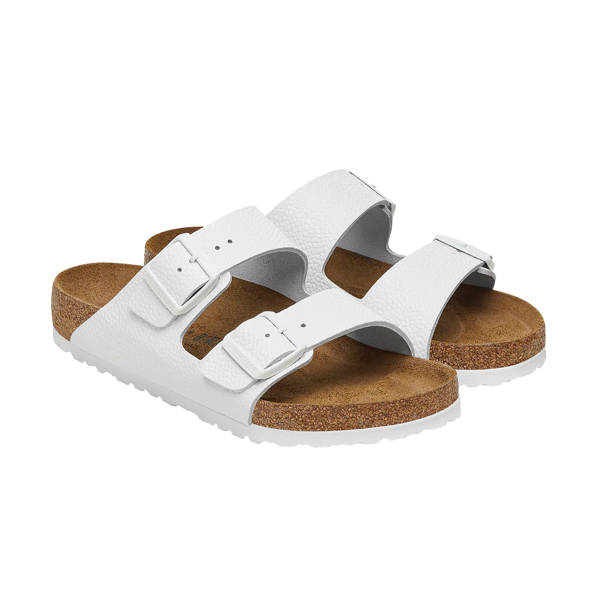 Birkenstock Arizona White Smooth Leather - Narrow