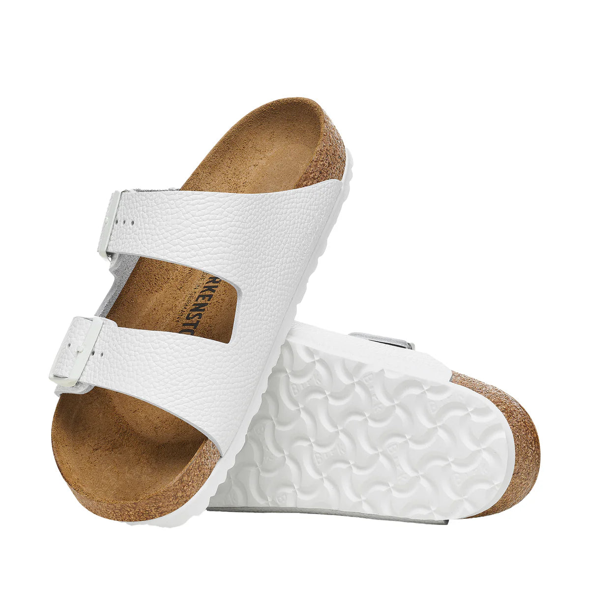 Birkenstock Arizona White Smooth Leather - Narrow