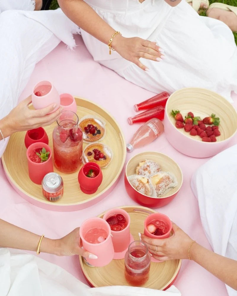 Sebss Large - Biodegradable Bamboo Tray - Blush