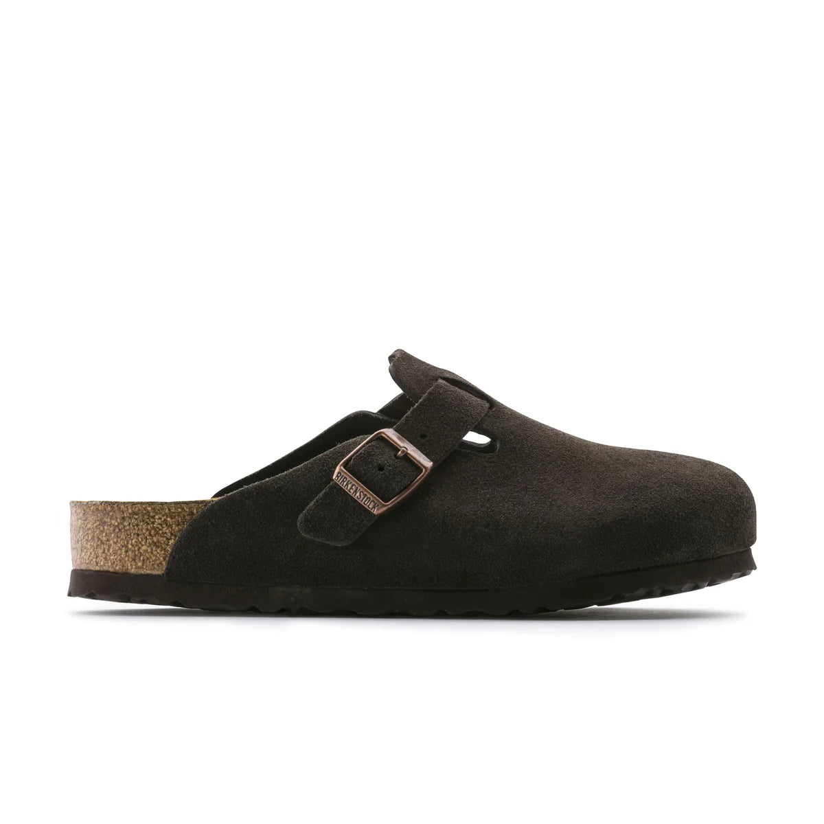 Birkenstock Boston SFB Mocca Suede Leather - Narrow