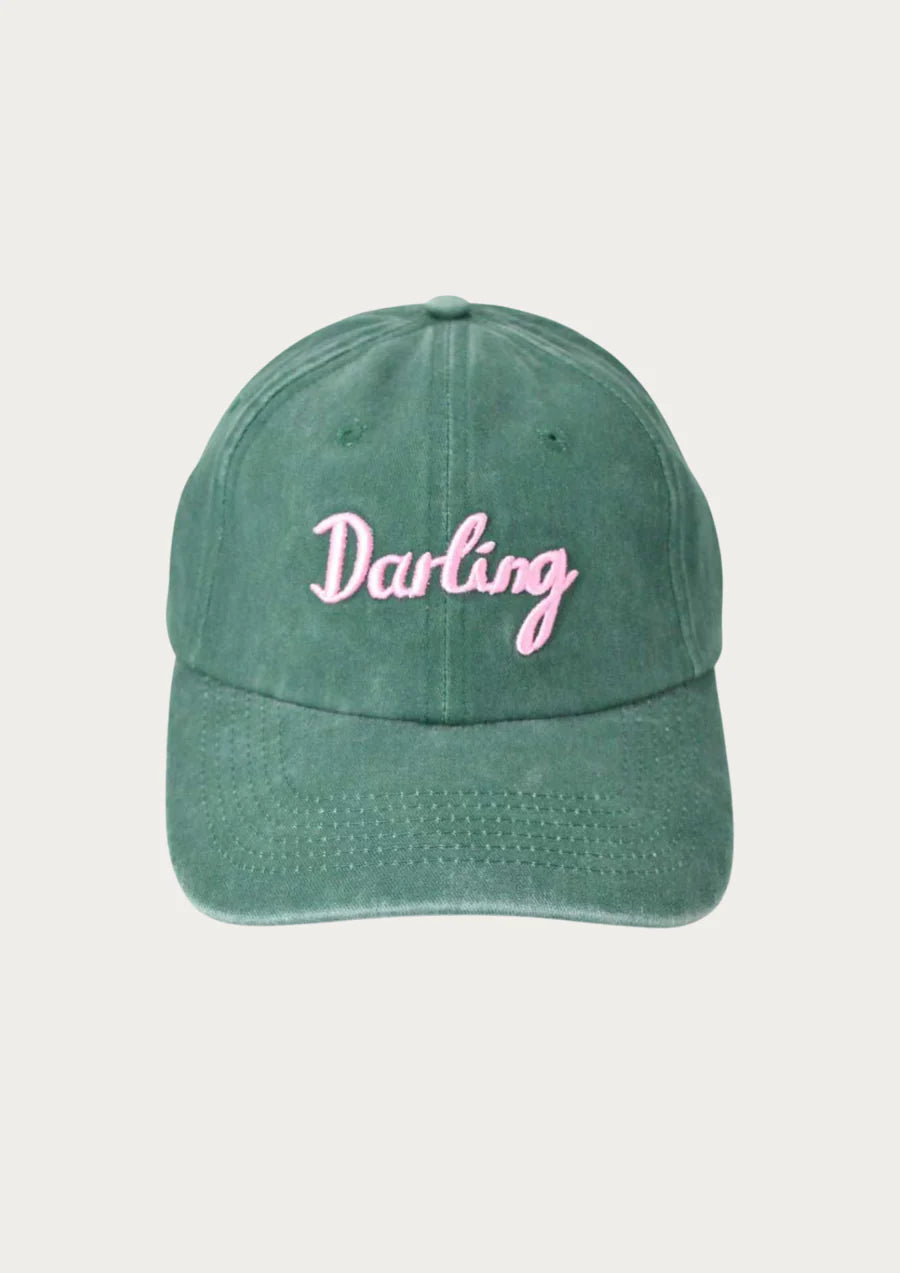 FAR MER Vintage Wash Darling Cap - Green