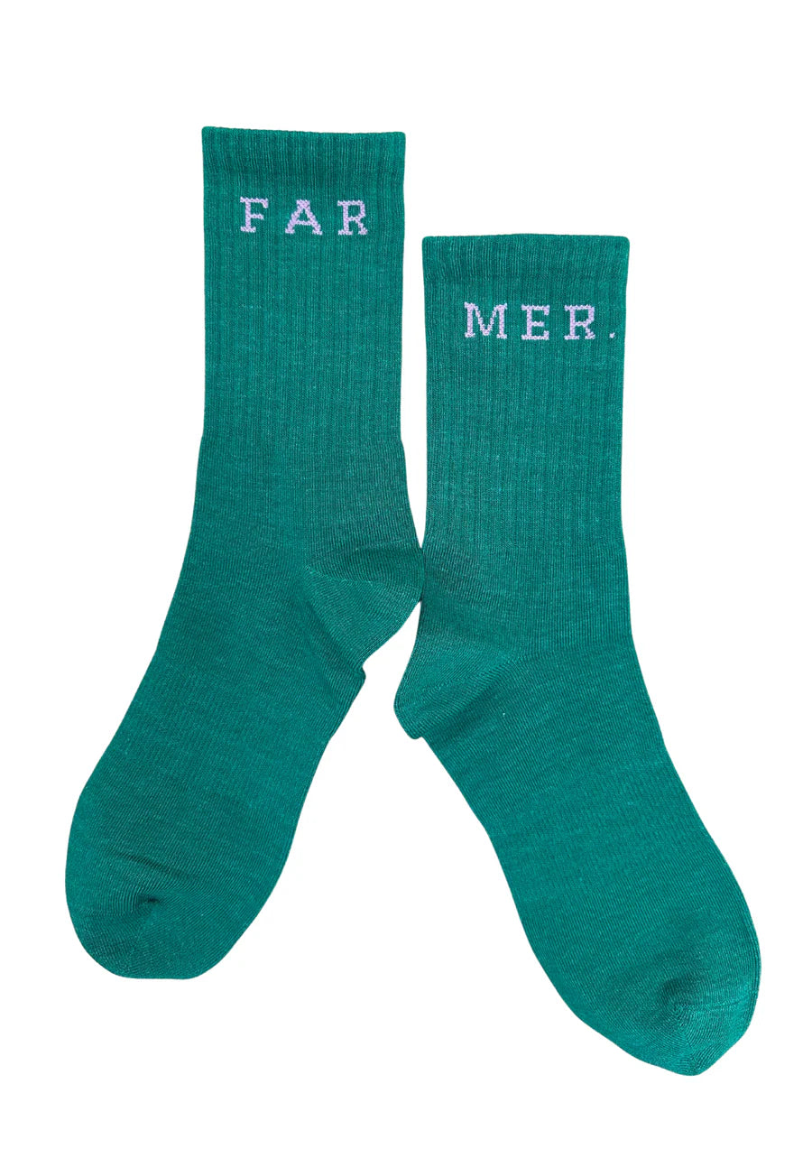 FAR MER Boot Socks - Green FM