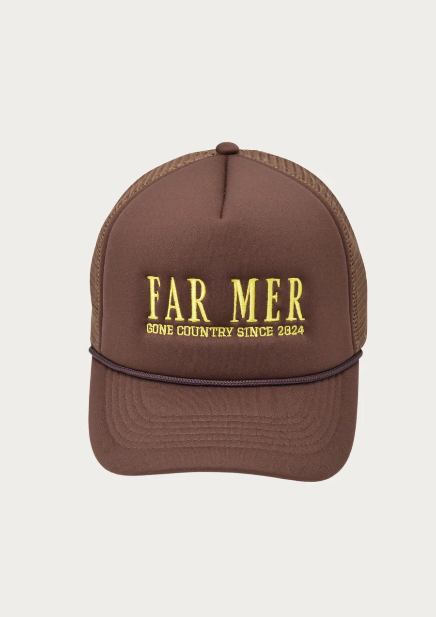 FAR MER Harvest Trucker - Brown