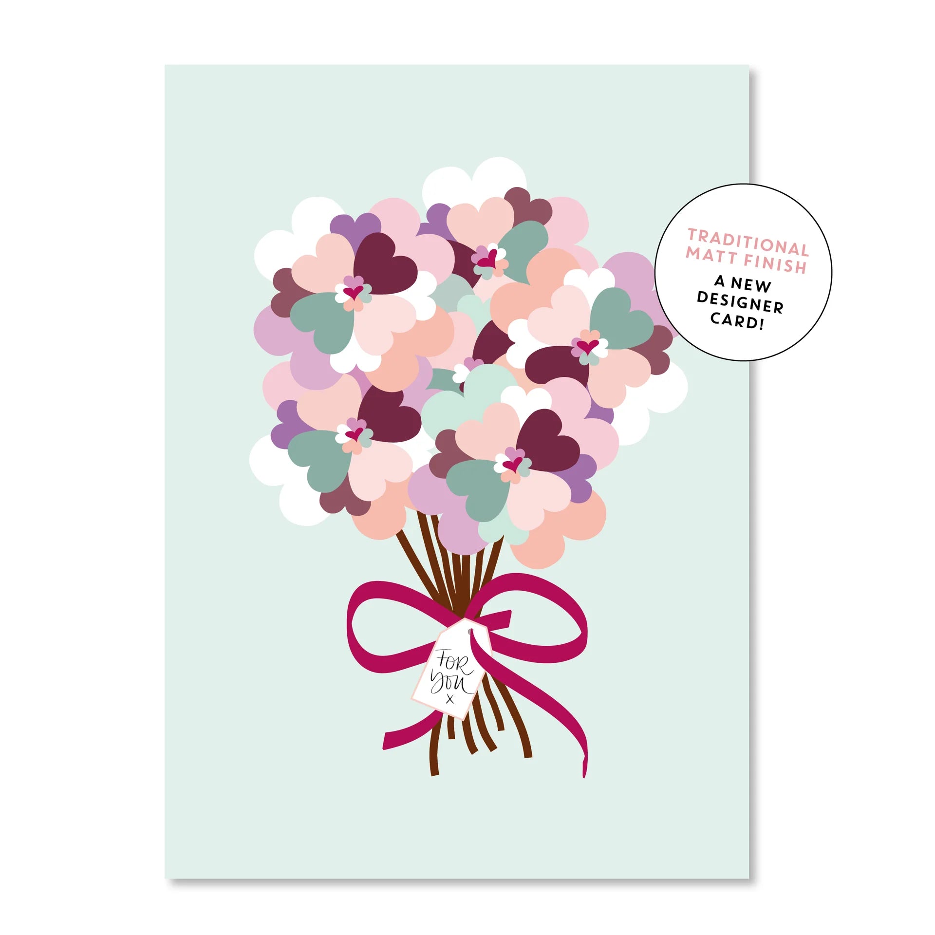 For You Bouquet Greeting Card