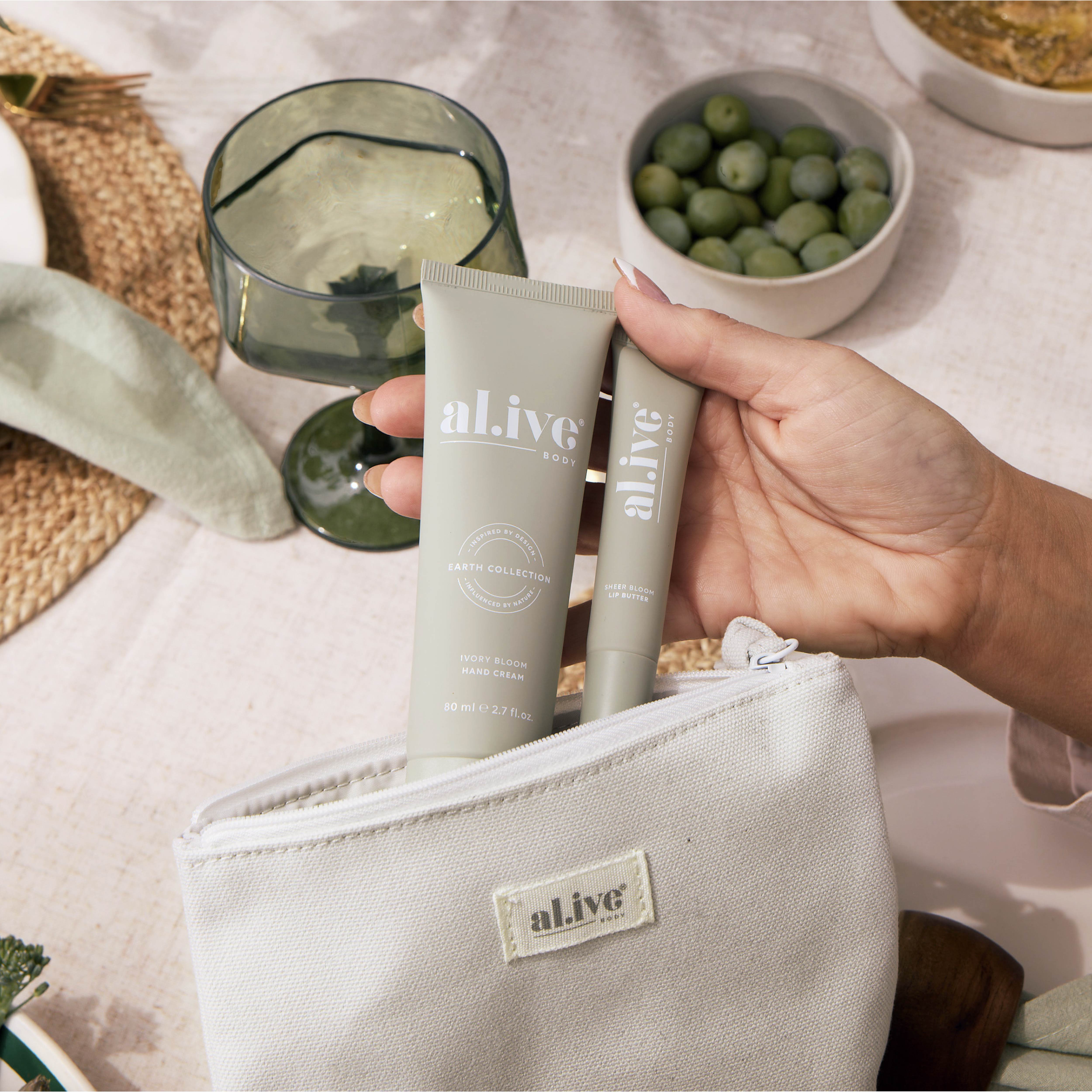 AL.IVE Hand and Lip Set - Ivory Bloom