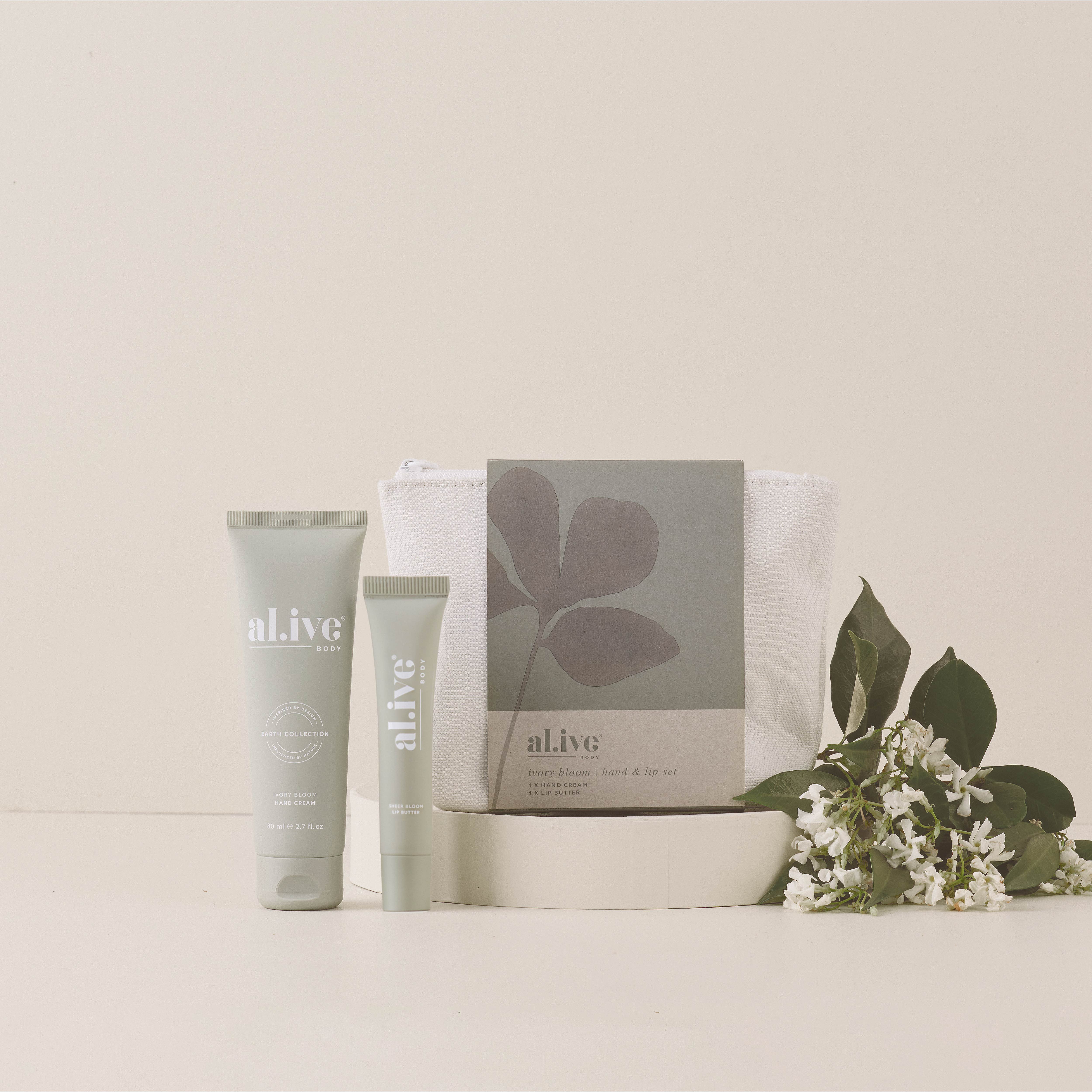 AL.IVE Hand and Lip Set - Ivory Bloom