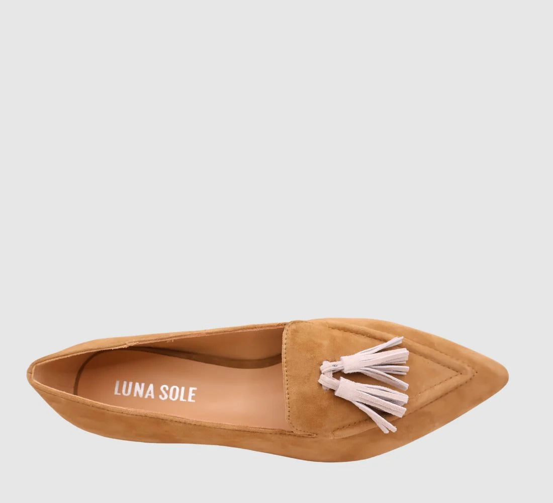 Luna Sole Palace - Brown/Creme Suede