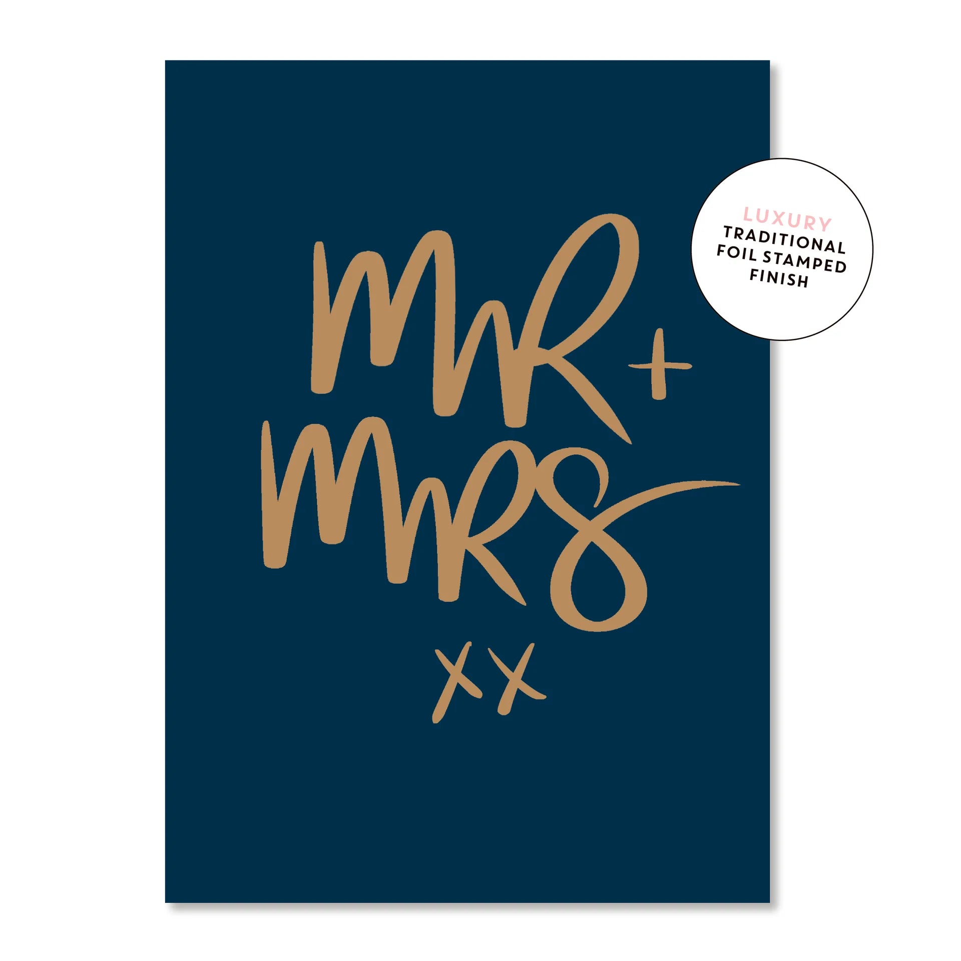 Mr and Mrs Greeting Card