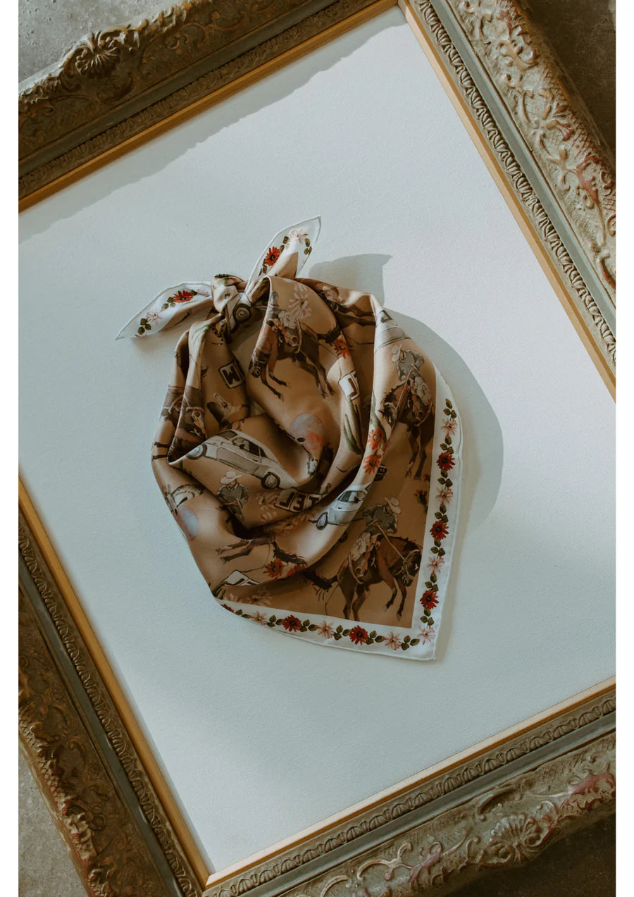 FAR MER No Mans Land Cotton Bandana Scarf