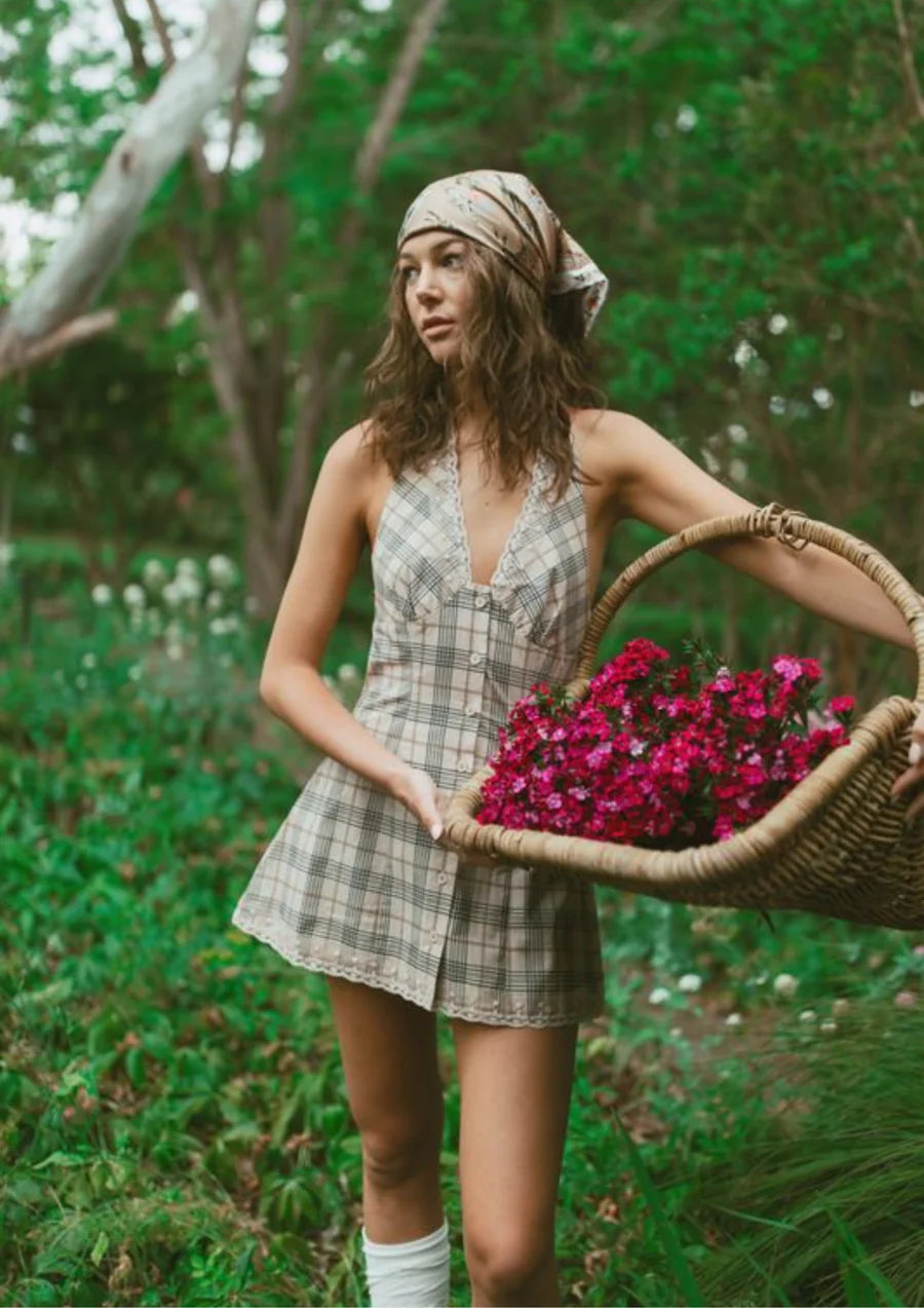 FAR MER No Mans Land Cotton Bandana Scarf