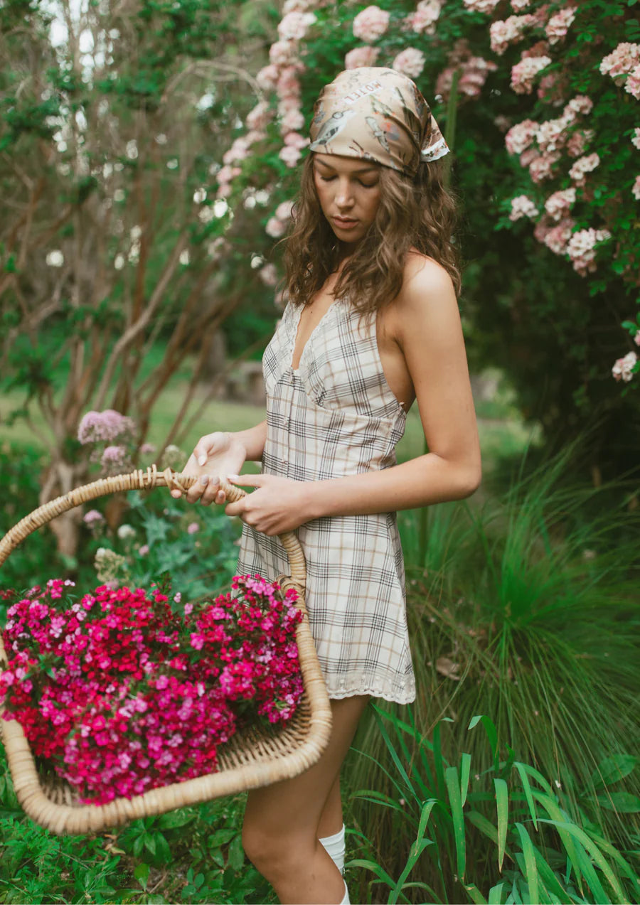 FAR MER No Mans Land Cotton Bandana Scarf