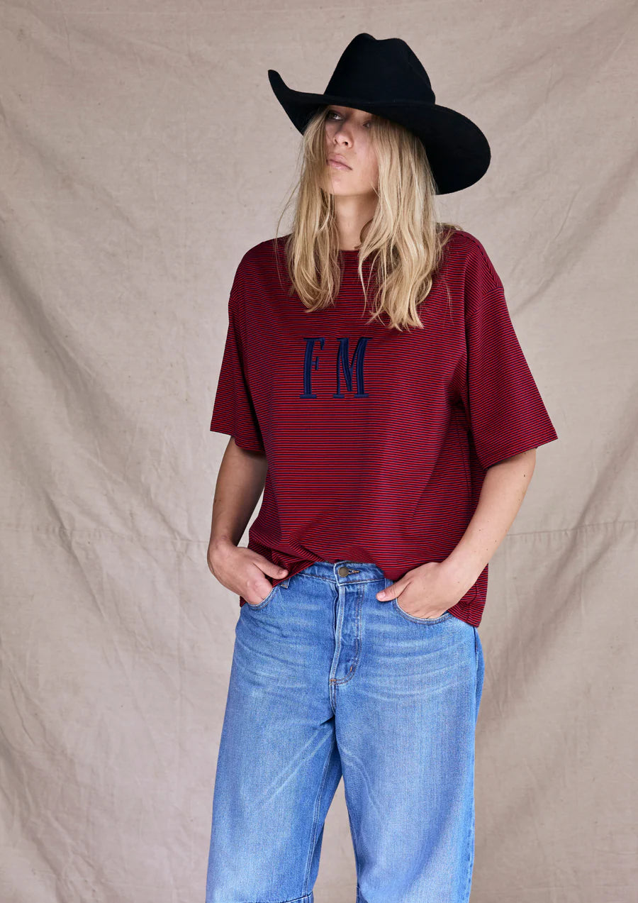 FAR MER Oversize Stripe Tee