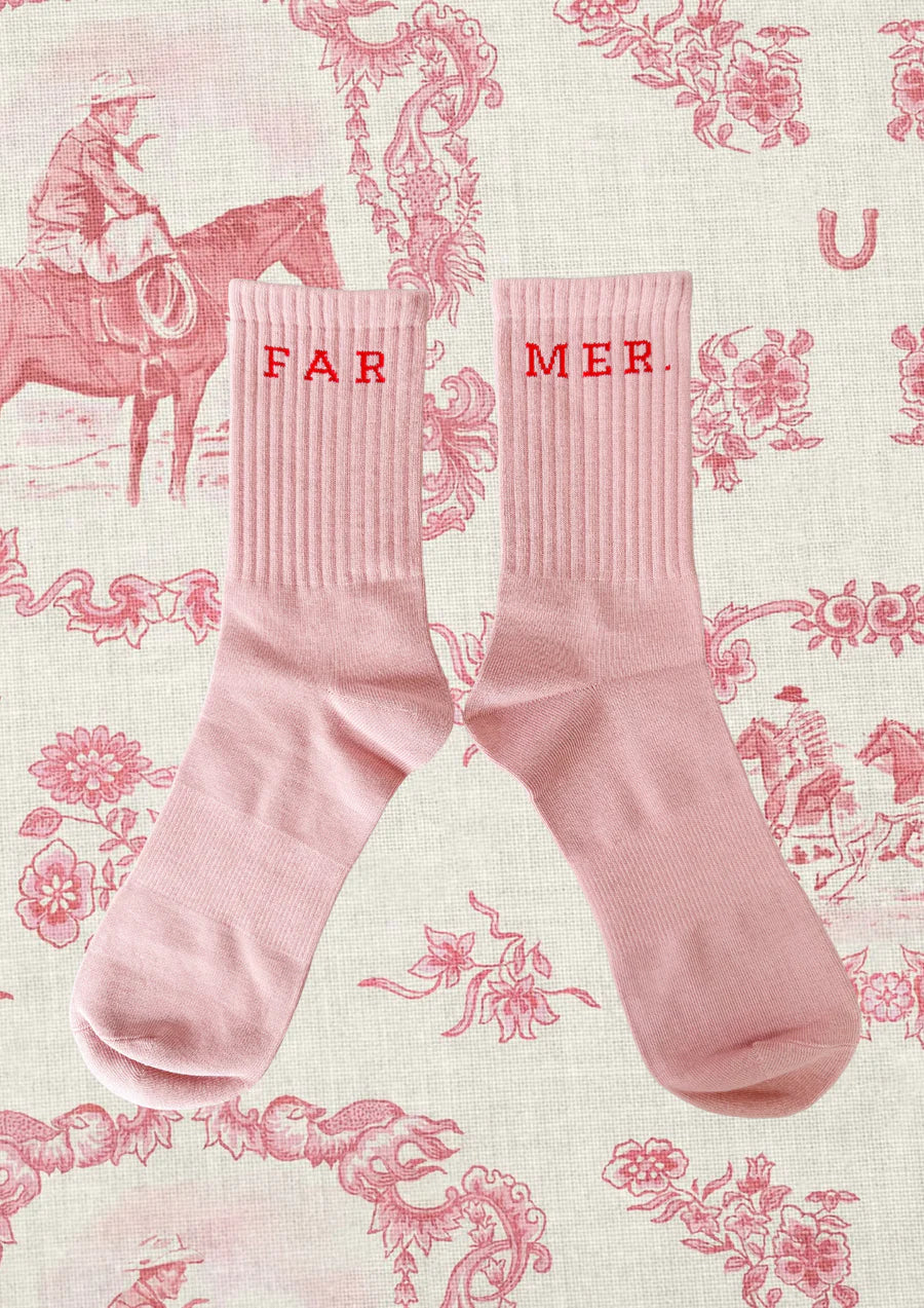 FAR MER Boot Socks - Pink