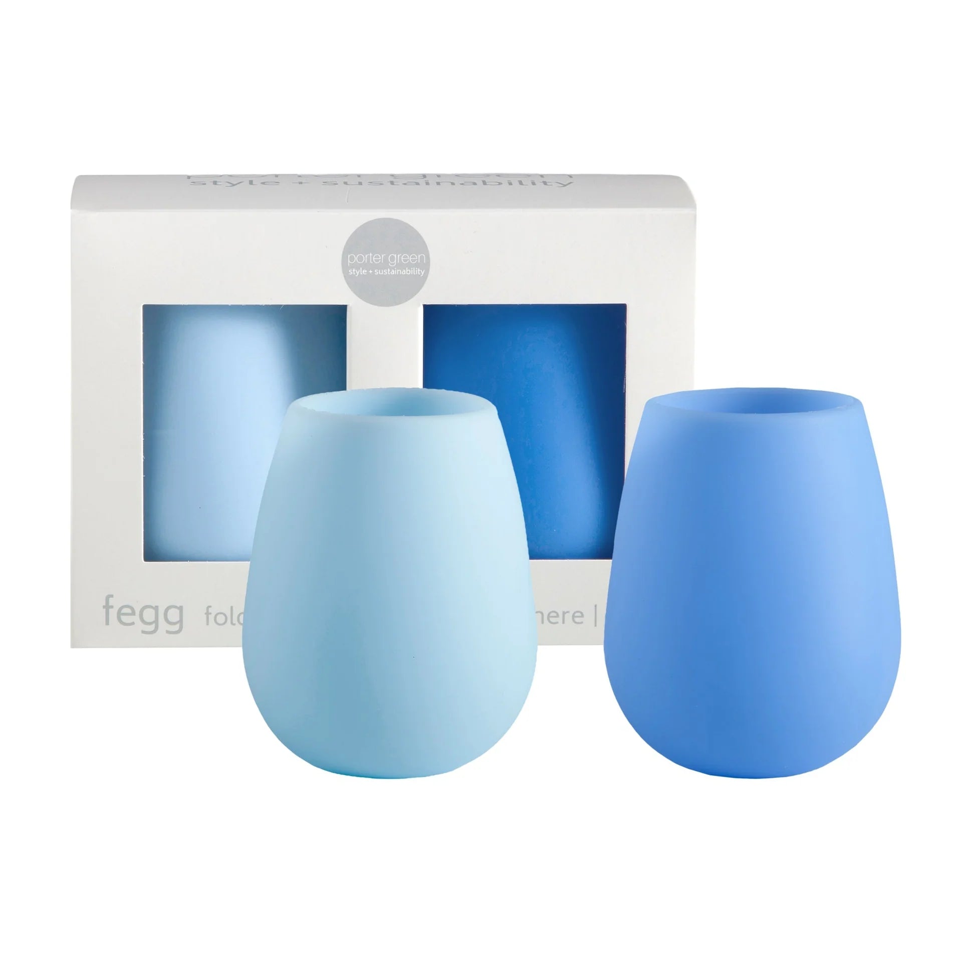 Fegg - Silicone Unbreakable Glasses - Sky and Kingfisher