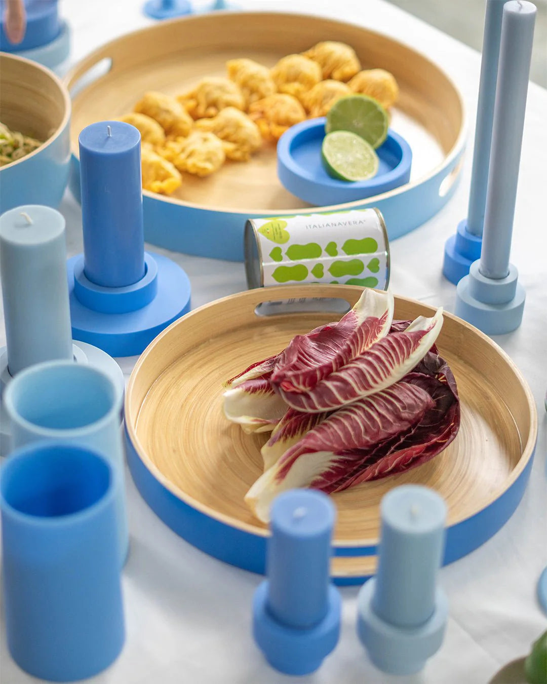 Sebss Large - Biodegradable Bamboo Tray - Sky