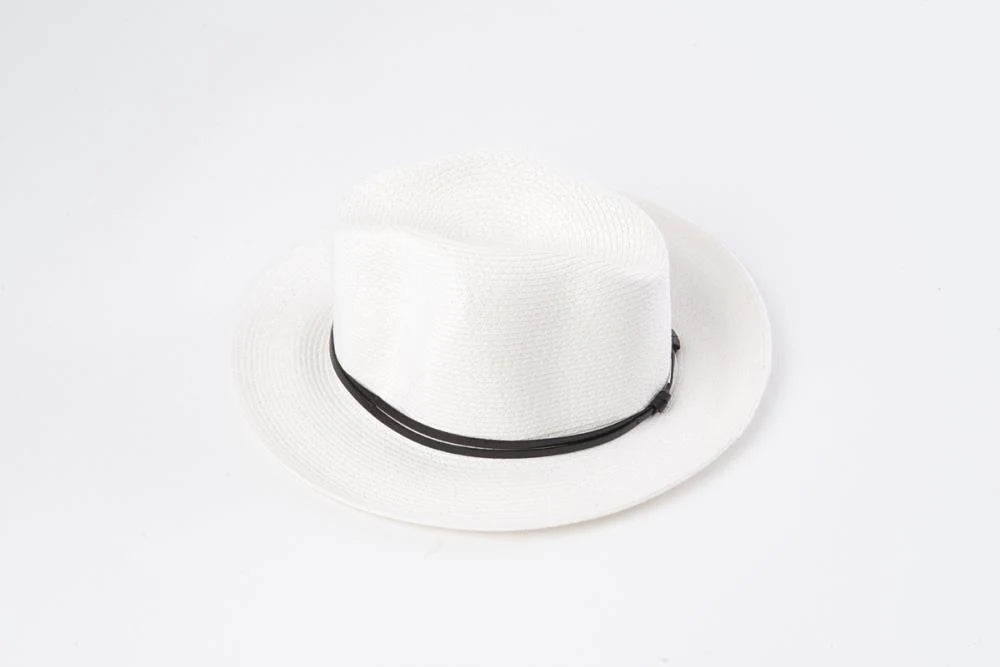 Borsalino Travel Hat with leather Strap