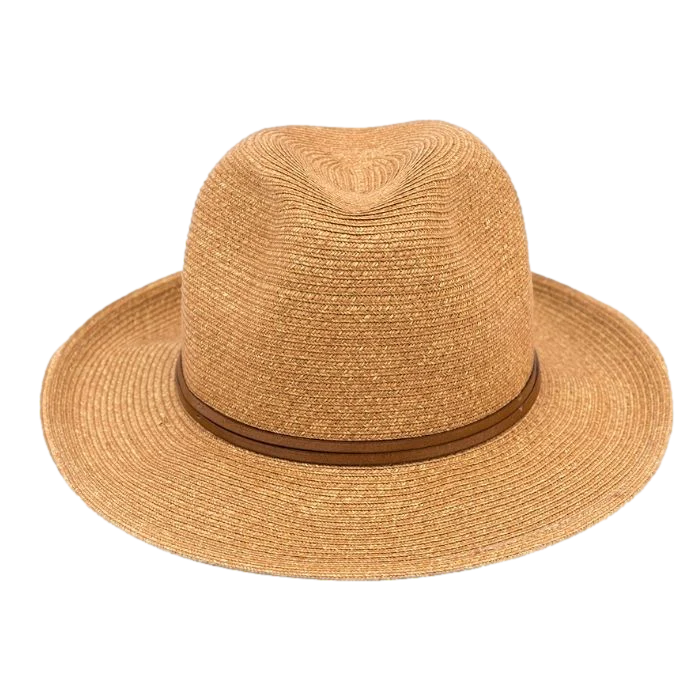 Borsalino Travel Hat with leather Strap