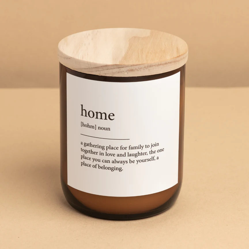 "Home" Dictionary Mid Soy Candle